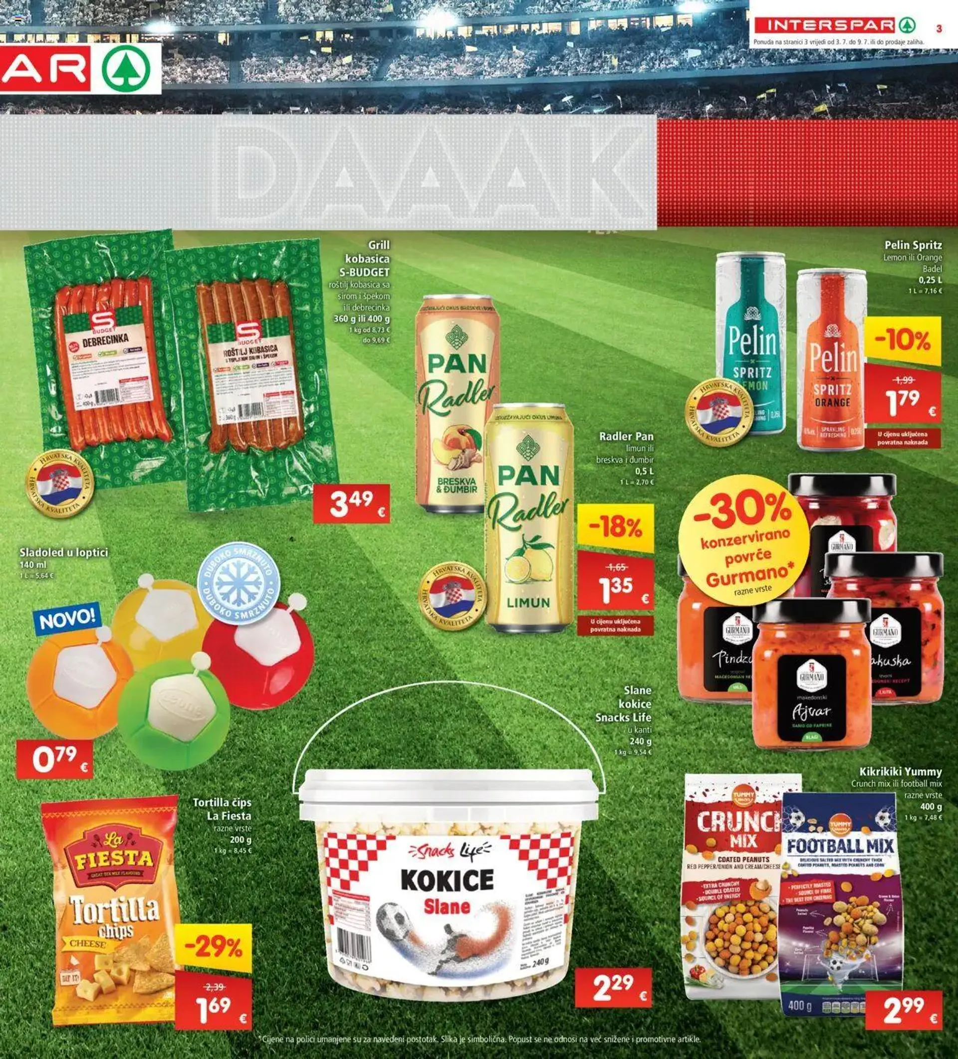 Katalog Katalog Interspar od 3. srpnja do 9. srpnja 2024. - Pregled Stranica 3