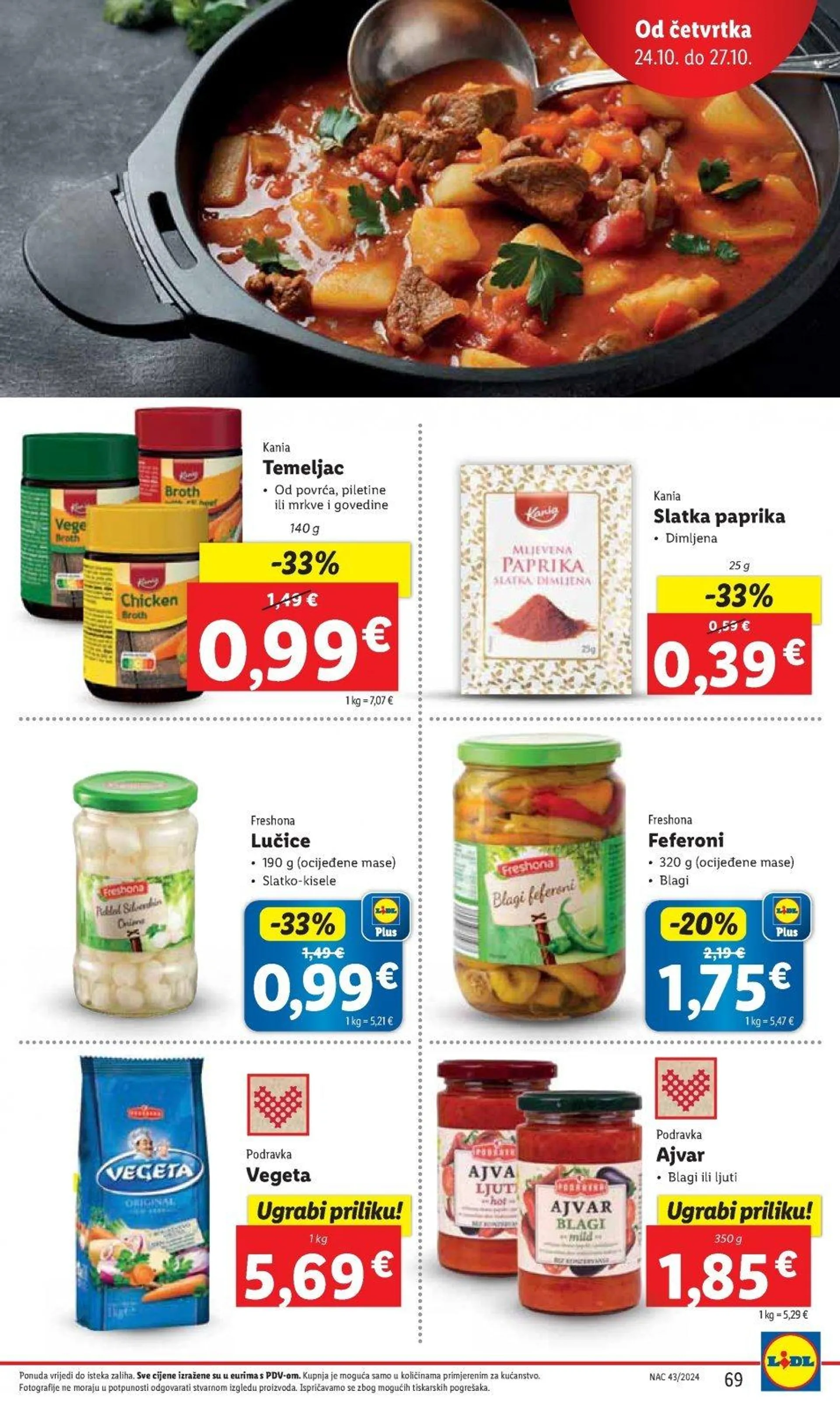 Katalog Lidl katalog do 27.10.2024 od 17. listopada do 27. listopada 2024. - Pregled Stranica 69