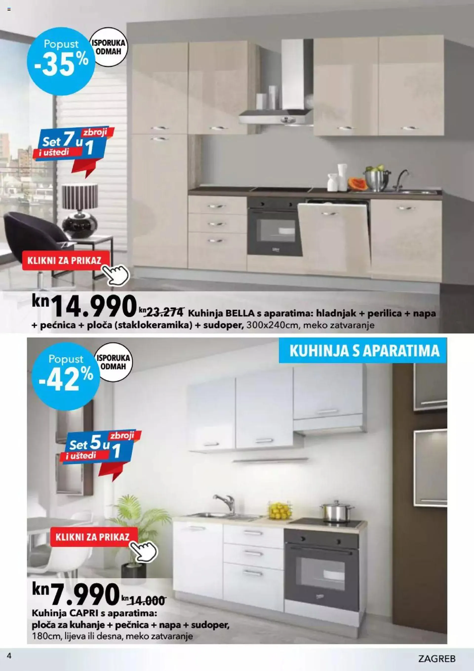 Katalog Katalog Blok kuhinje Harvey Norman od 12. ožujka do 31. prosinca 2023. - Pregled Stranica 4