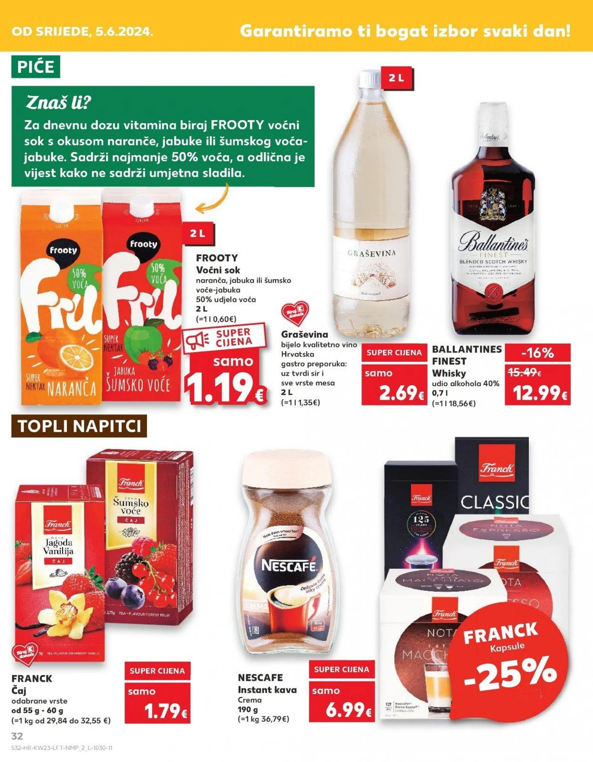 Katalog Kaufland katalog do 11.06.2024 od 5. lipnja do 11. lipnja 2024. - Pregled Stranica 32