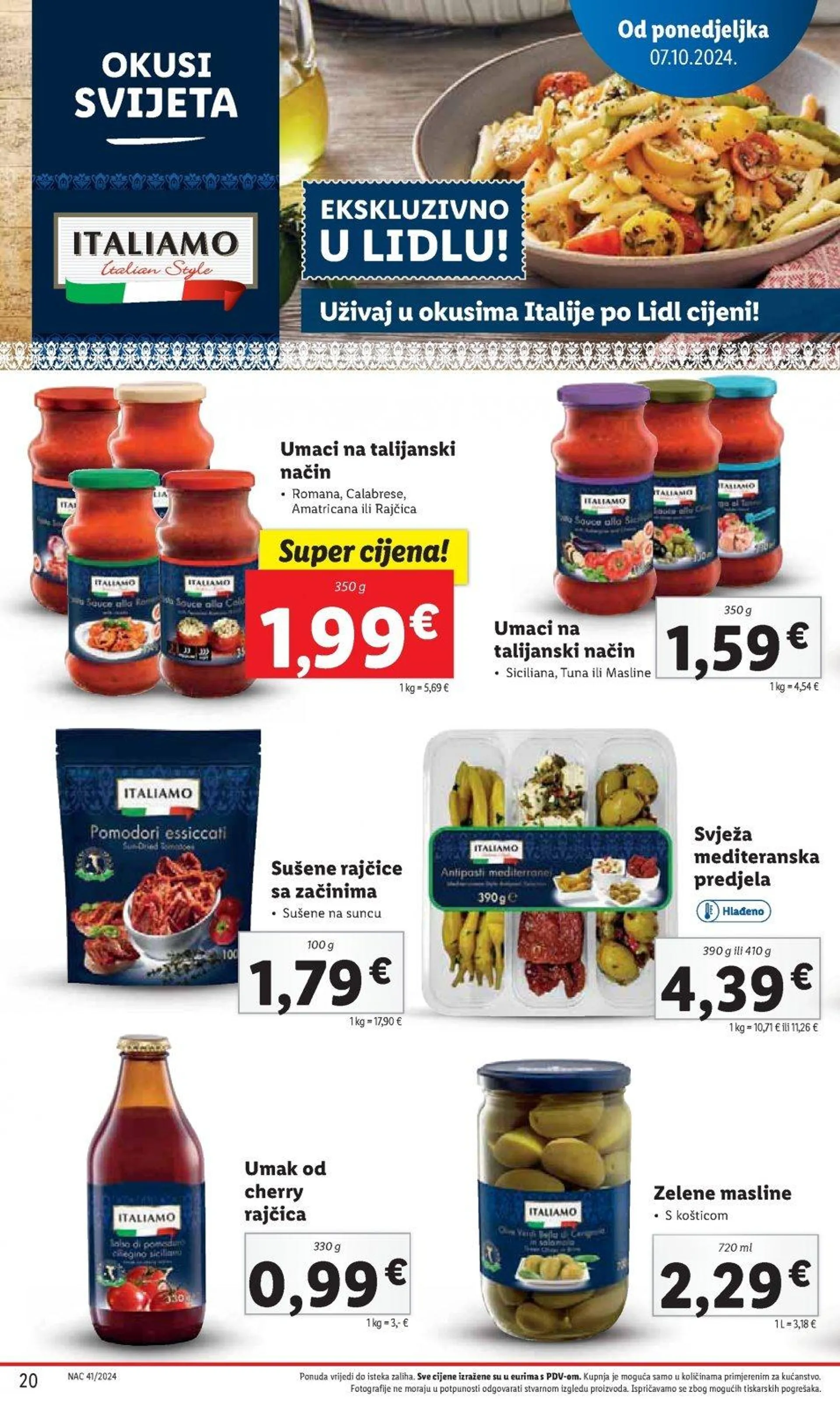 Katalog Lidl katalog do 13.10.2024 od 3. listopada do 13. listopada 2024. - Pregled Stranica 20