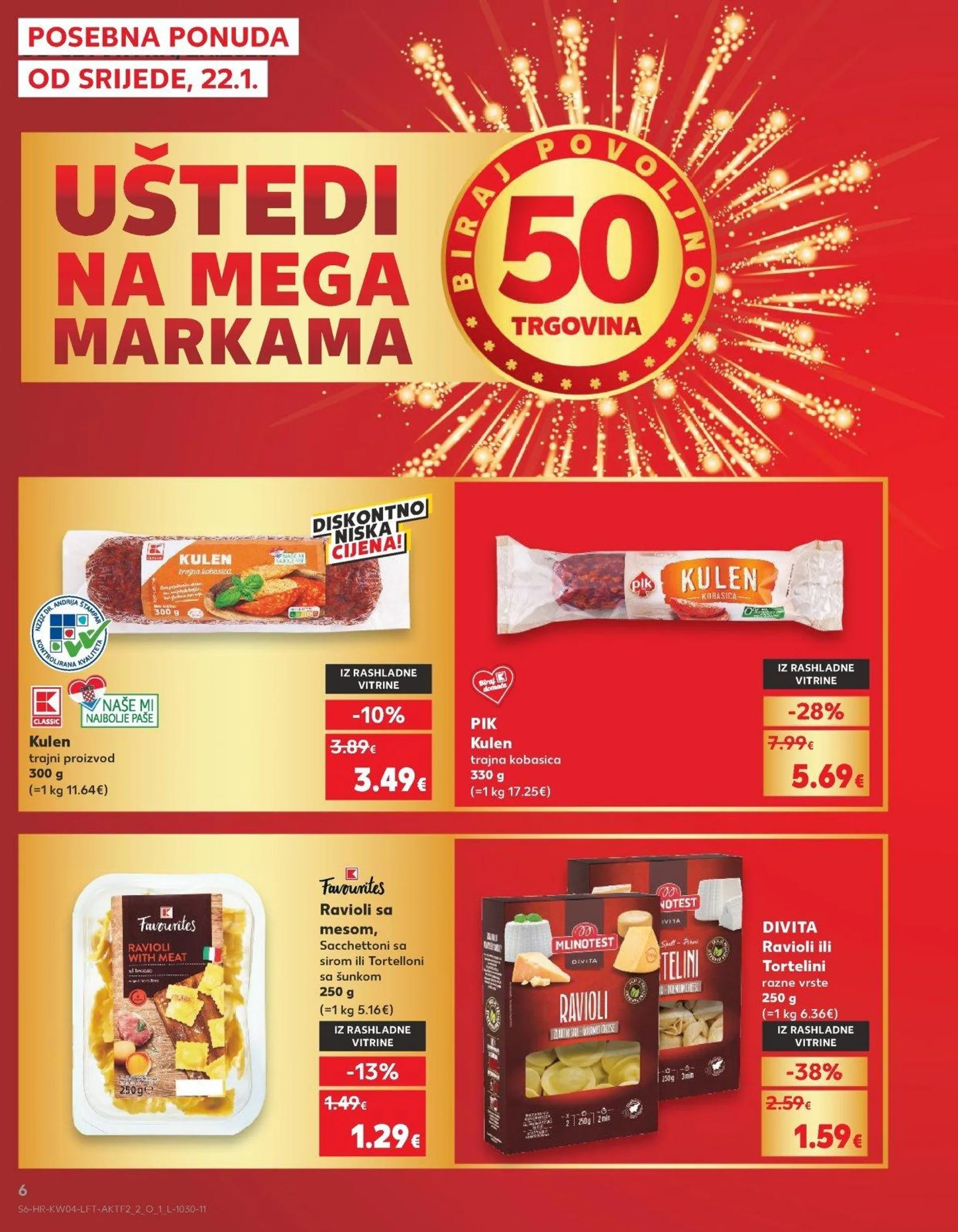 Katalog Kaufland katalog do 28.01.2025 od 22. siječnja do 28. siječnja 2025. - Pregled Stranica 6