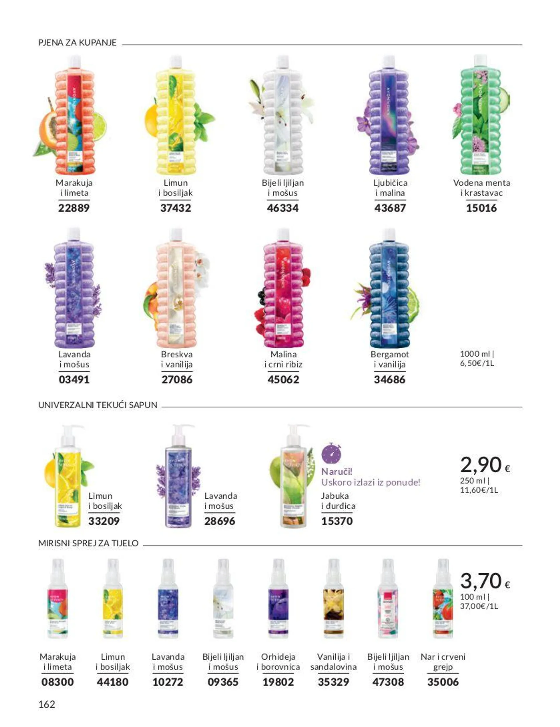 Katalog Avon od 1. srpnja do 31. srpnja 2024. - Pregled Stranica 162