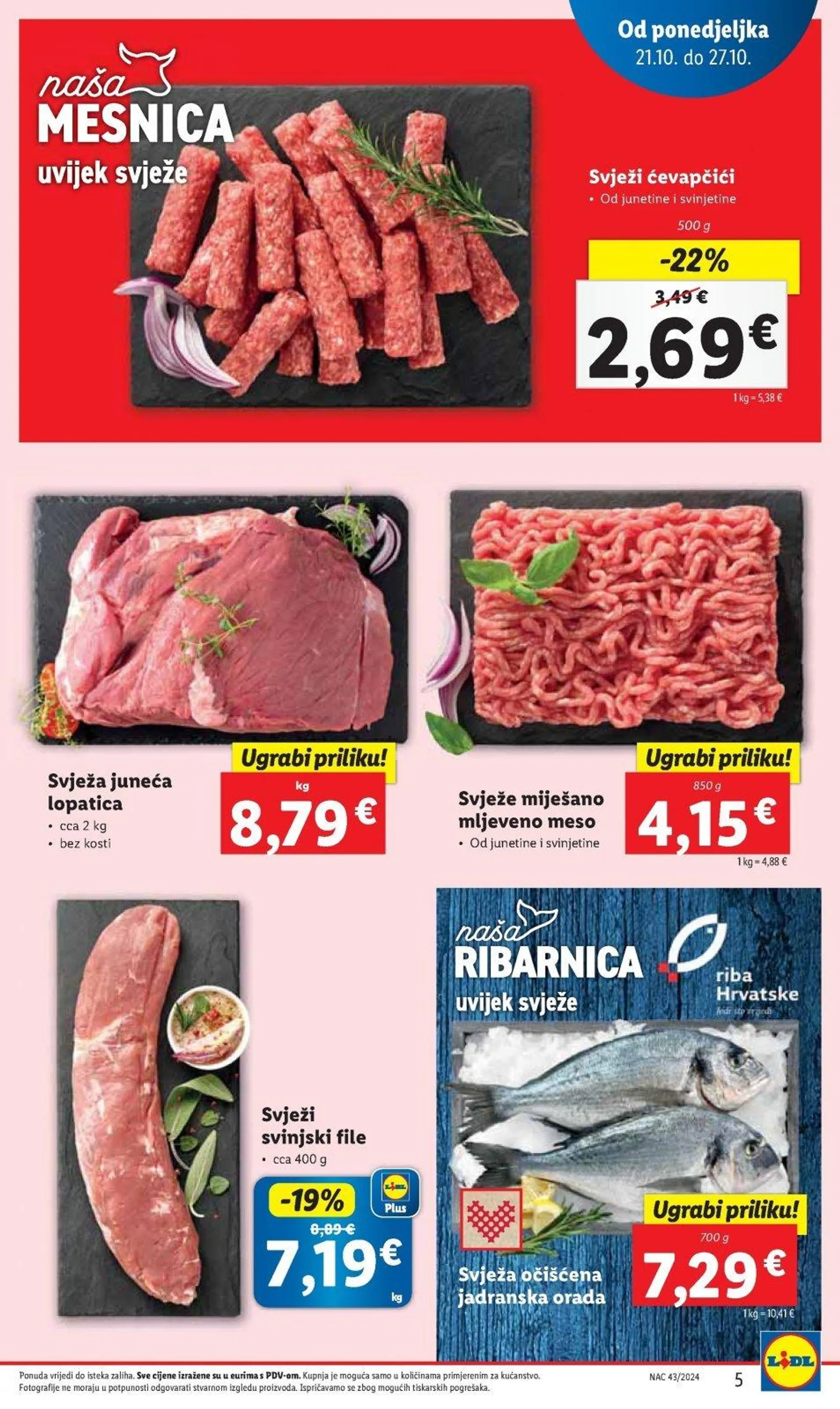 Katalog Lidl katalog do 27.10.2024 od 17. listopada do 27. listopada 2024. - Pregled Stranica 5