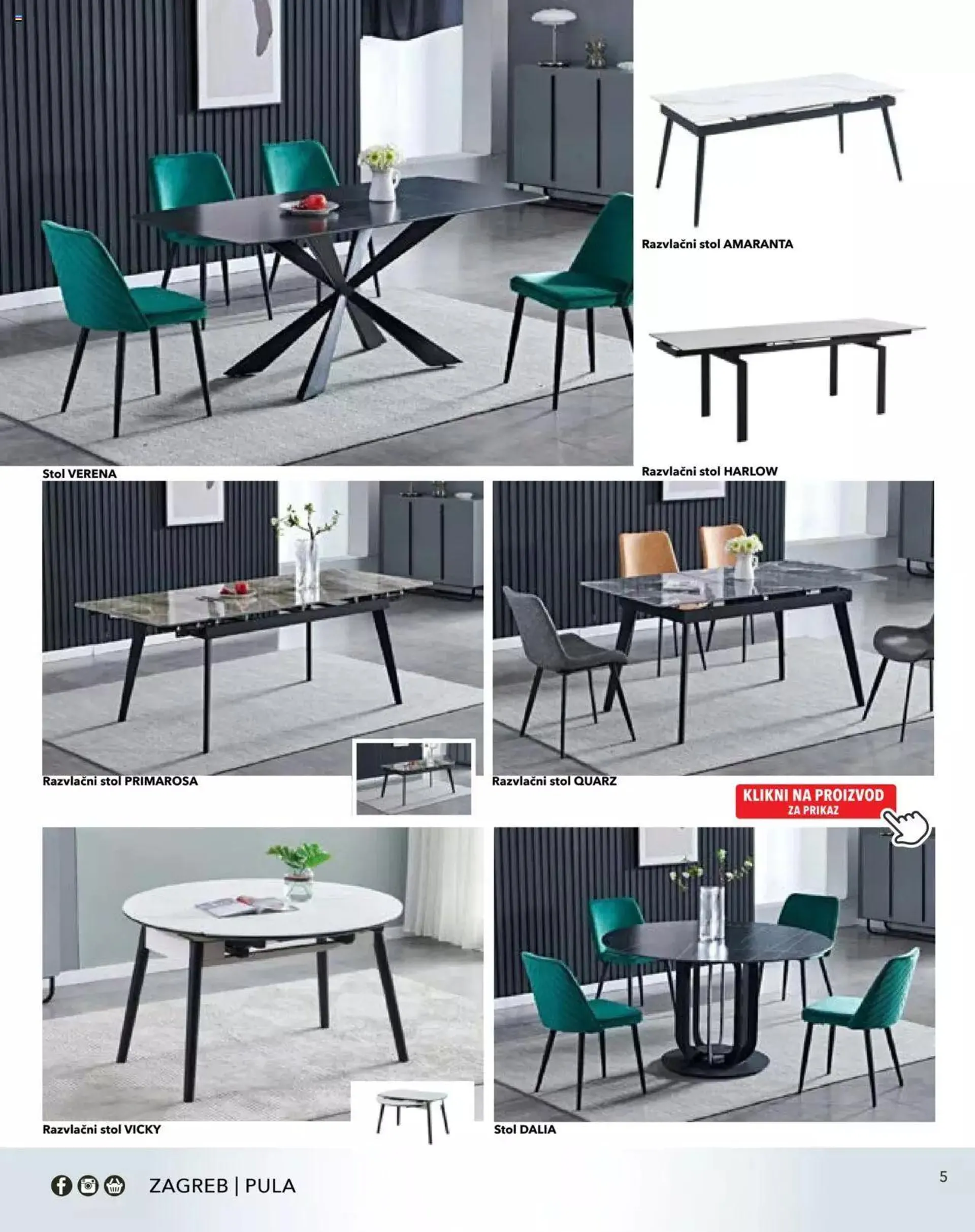 Katalog Svijet blagovaonica - kolekcija jesen / zima 2022 Harvey Norman od 1. studenoga do 31. prosinca 2023. - Pregled Stranica 5