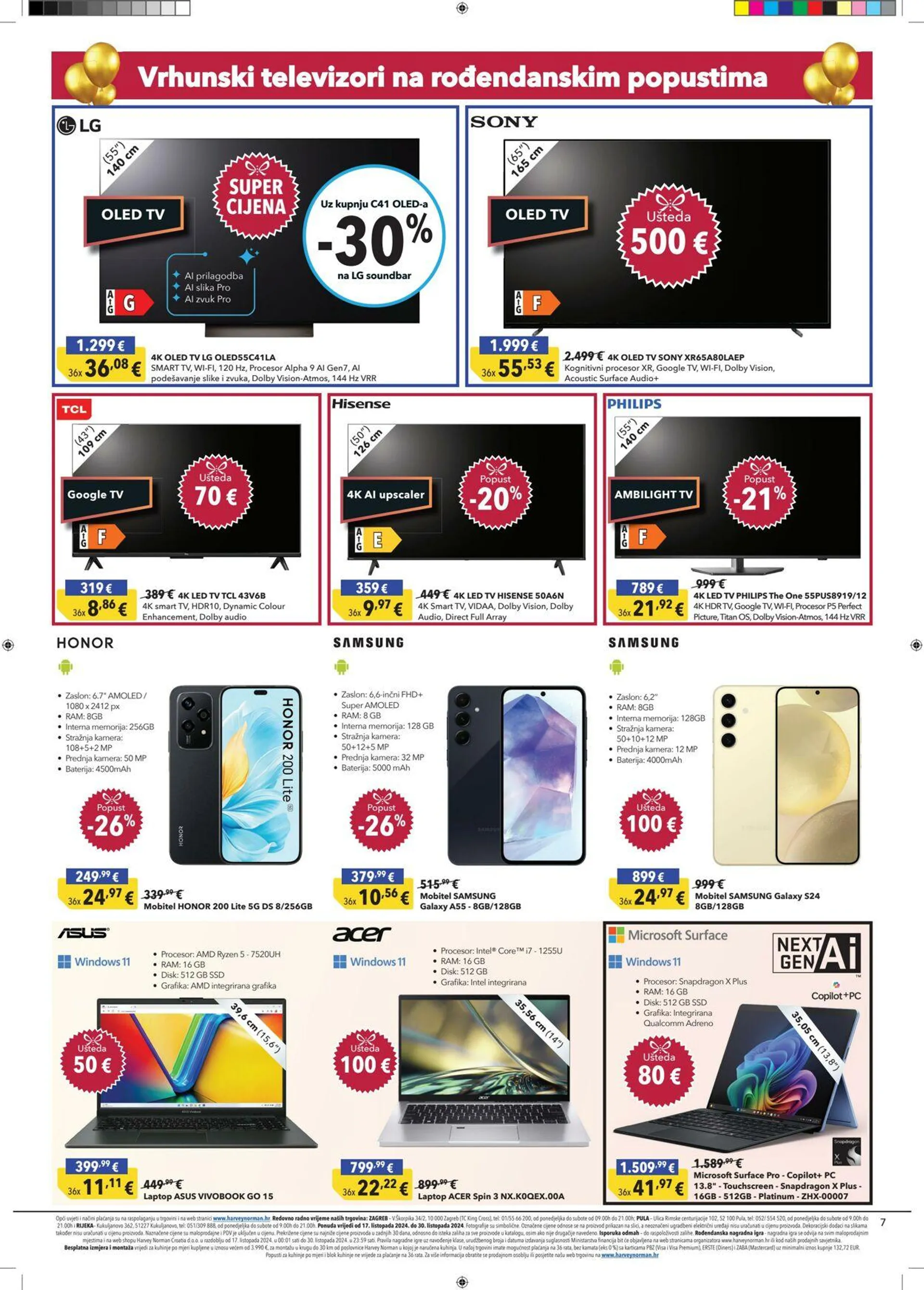 Katalog Harvey Norman od 18. listopada do 10. studenoga 2024. - Pregled Stranica 7