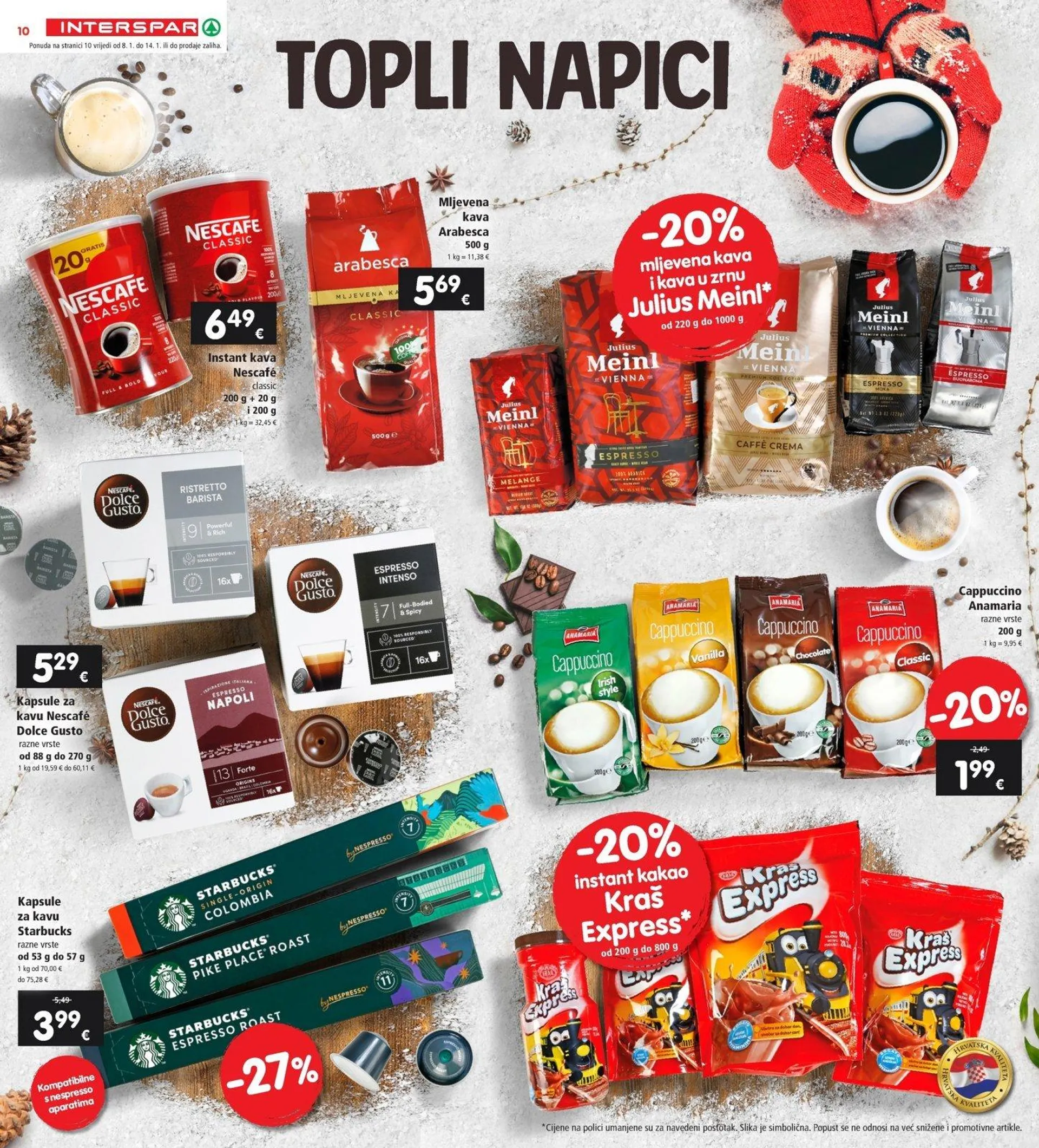 Katalog Interspar katalog do 14.01.2025 od 8. siječnja do 14. siječnja 2025. - Pregled Stranica 10