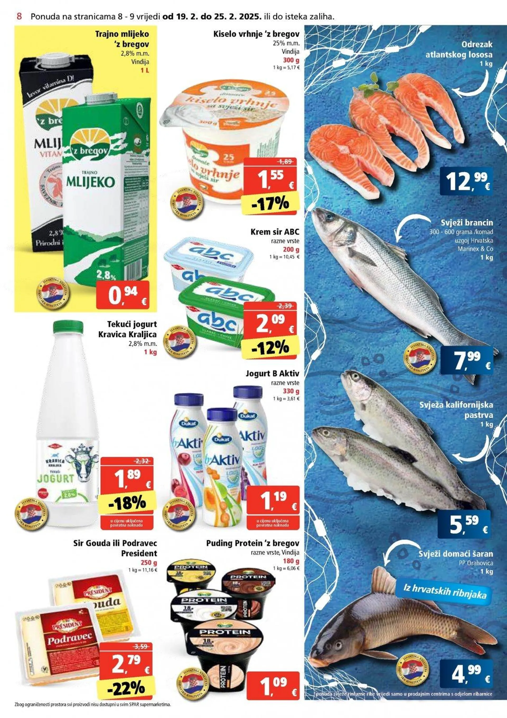 Katalog Spar katalog do 25.02.2025 od 19. veljače do 25. veljače 2025. - Pregled Stranica 8