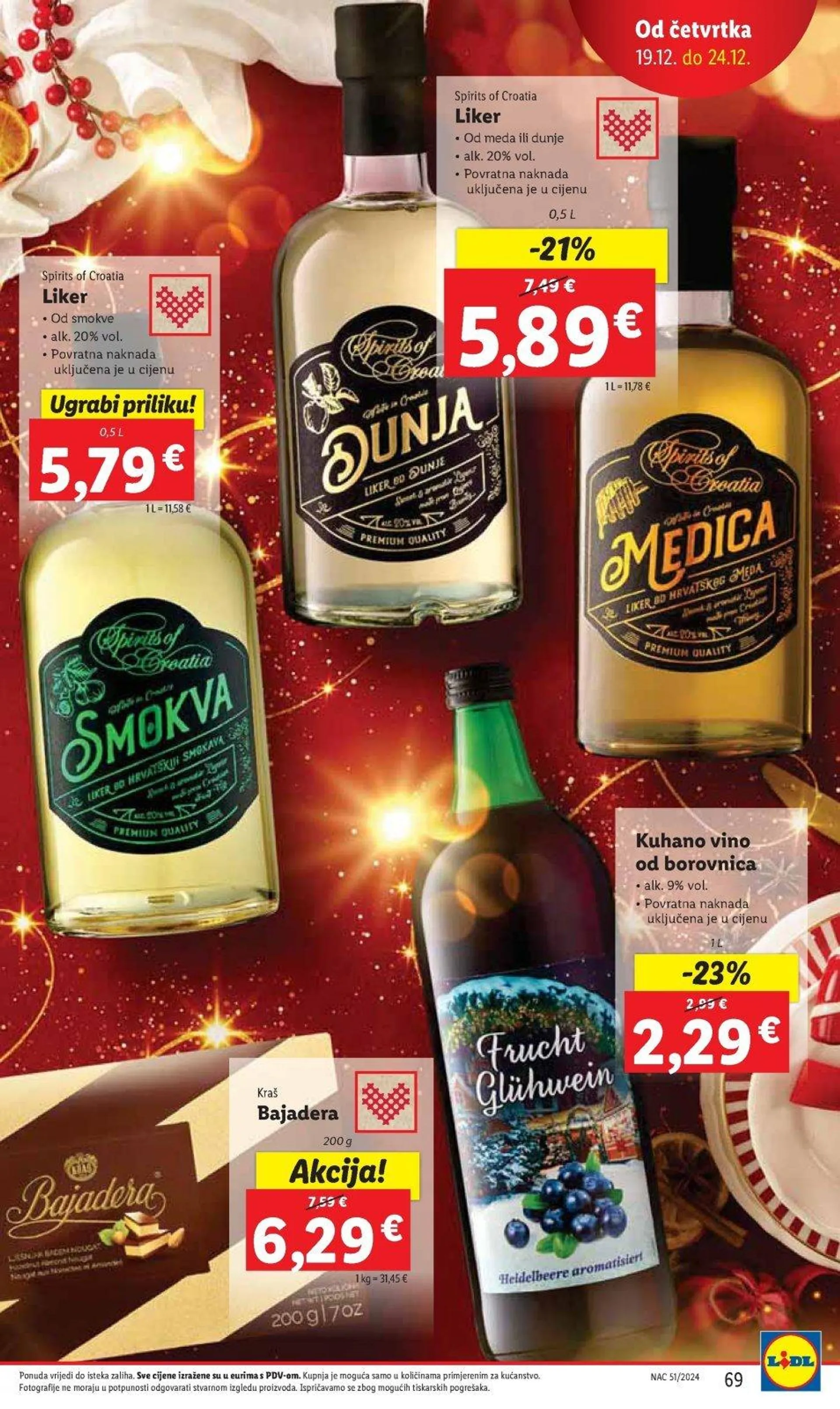 Katalog Lidl katalog do 24.12.2024 od 19. prosinca do 24. prosinca 2024. - Pregled Stranica 69