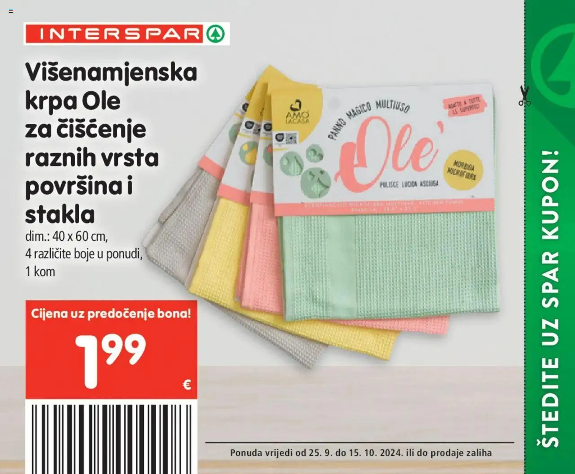 Katalog Posebne pogodnosti Interspar od 25. rujna do 15. listopada 2024. - Pregled Stranica 78