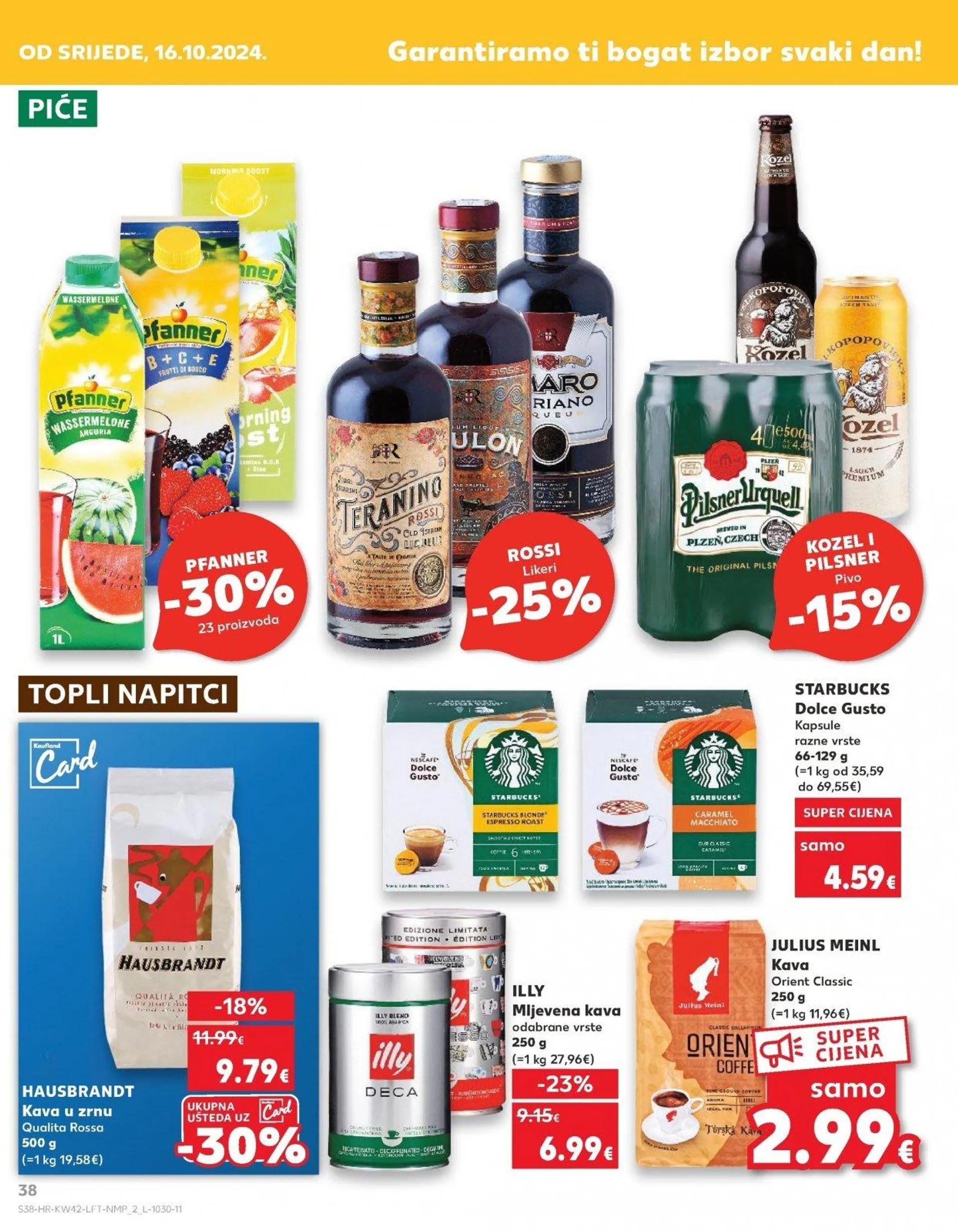 Katalog Kaufland katalog do 22.10.2024 od 16. listopada do 22. listopada 2024. - Pregled Stranica 38