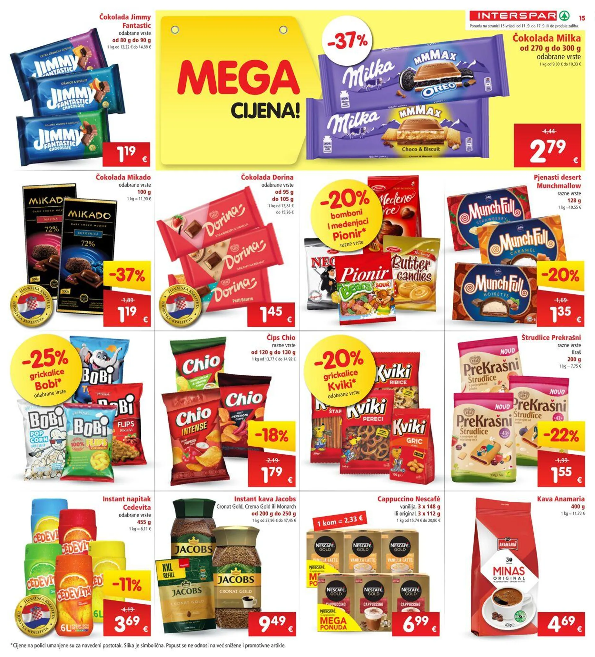 Katalog Spar od 11. rujna do 18. rujna 2024. - Pregled Stranica 15