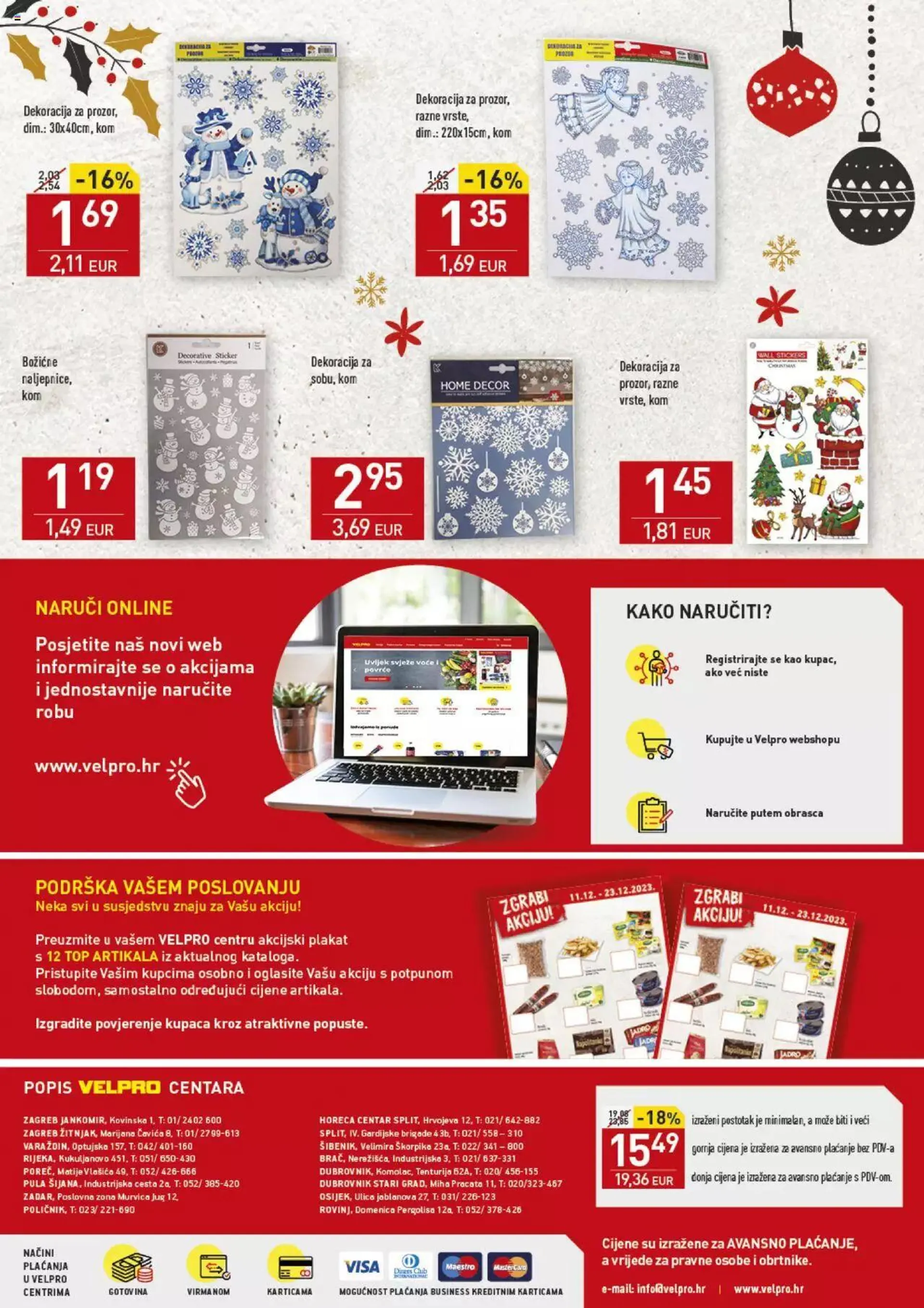 Katalog Katalog Velpro Prosebna ponuda od 11. prosinca do 23. prosinca 2023. - Pregled Stranica 20