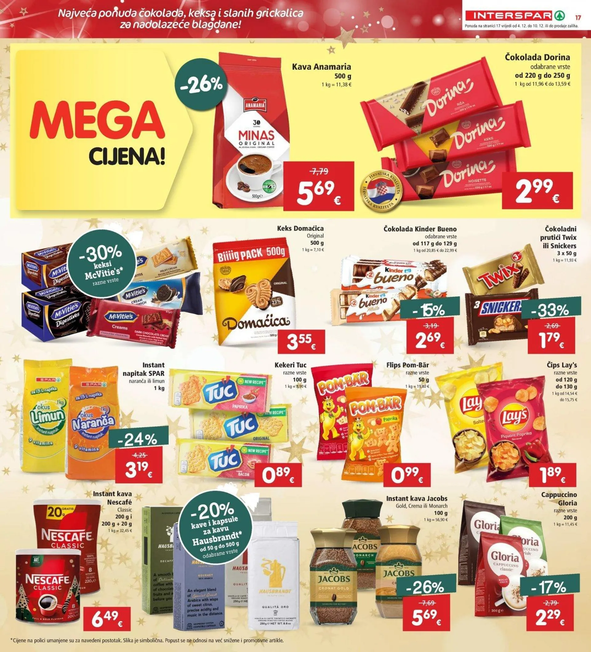 Katalog Interspar katalog do 10.12.2024 od 4. prosinca do 10. prosinca 2024. - Pregled Stranica 17