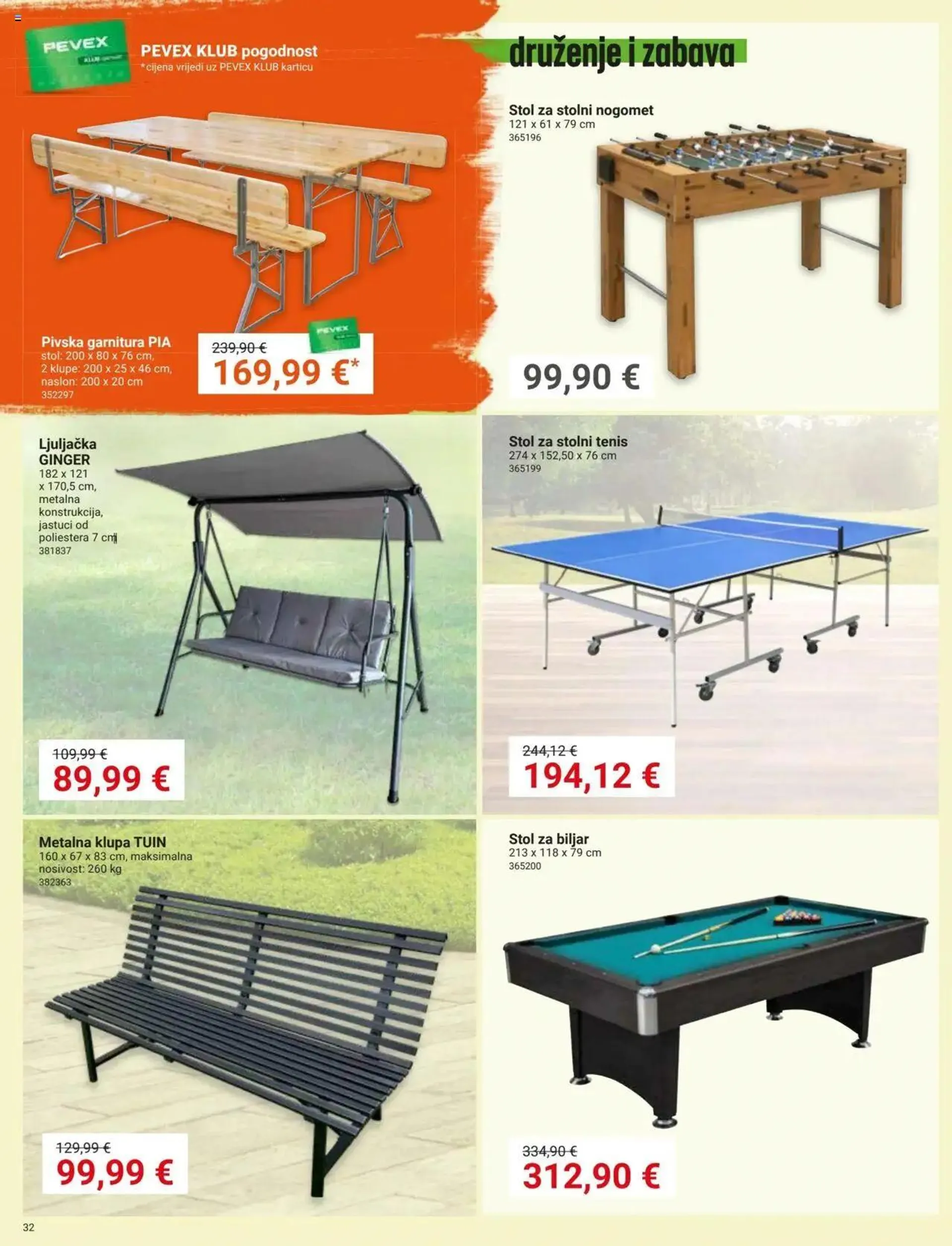 Katalog Katalog Pevex od 29. kolovoza do 23. rujna 2024. - Pregled Stranica 32