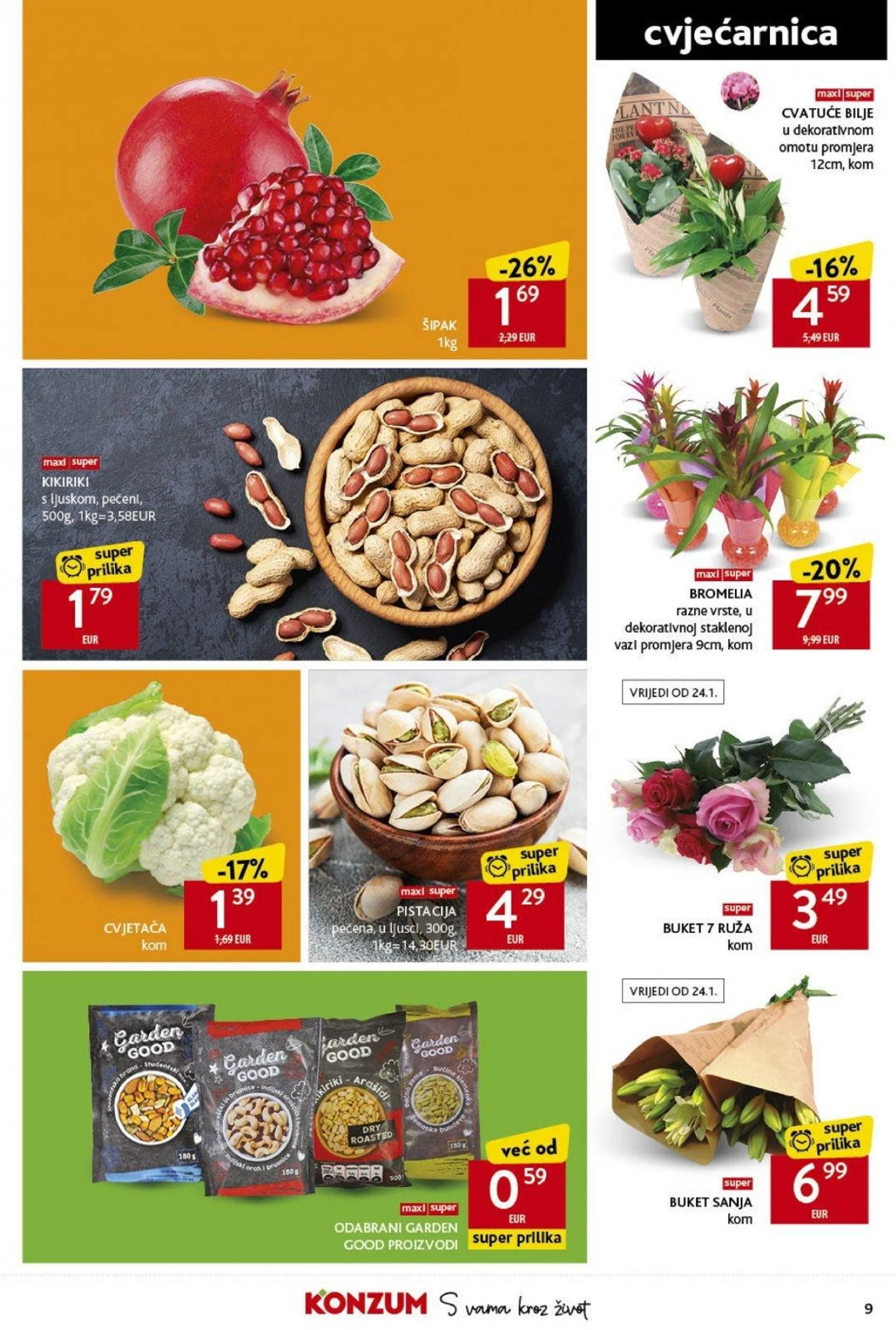 Katalog Konzum katalog do 29.01.2025 od 23. siječnja do 29. siječnja 2025. - Pregled Stranica 9