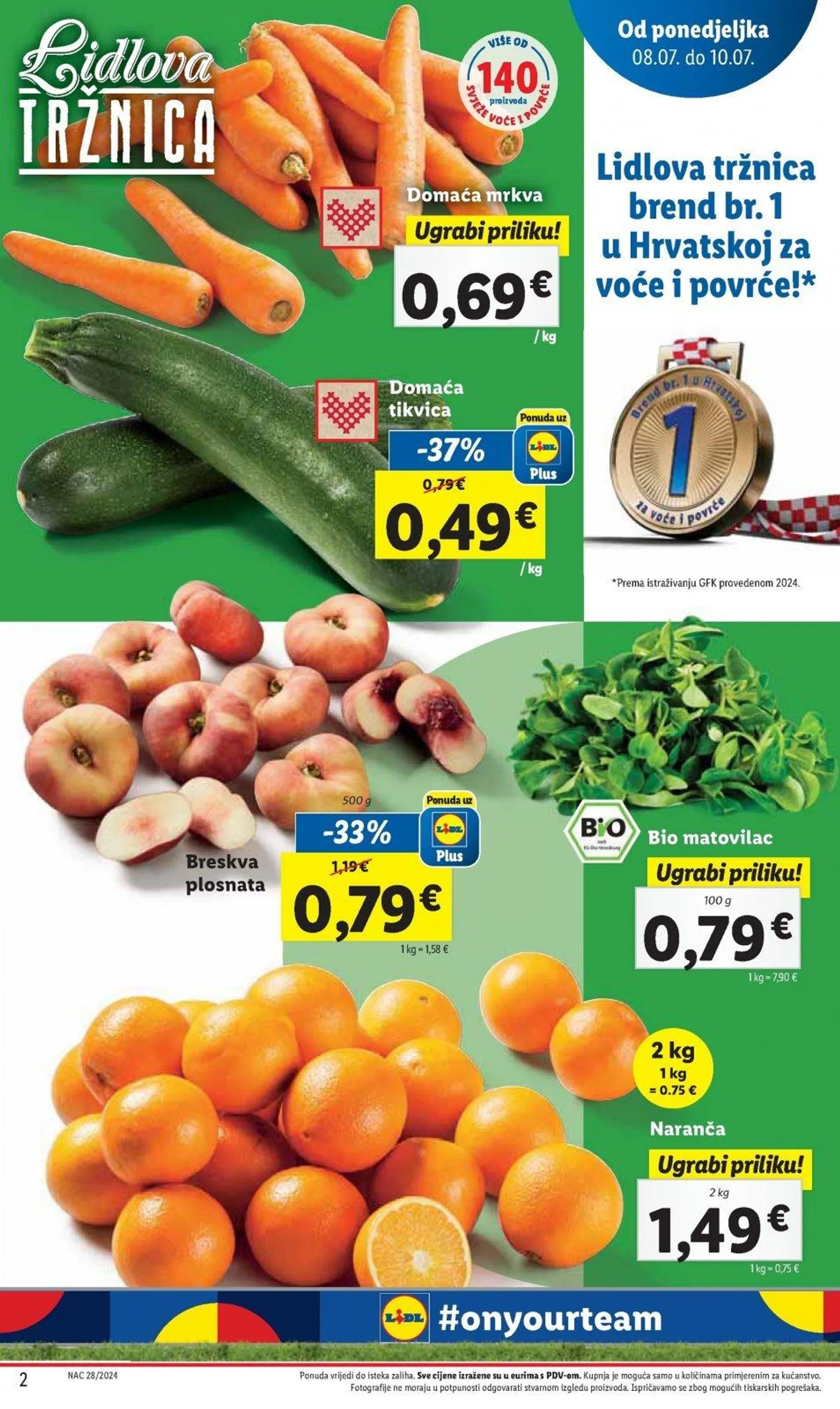 Katalog Lidl katalog do 14.07.2024 od 4. srpnja do 14. srpnja 2024. - Pregled Stranica 2