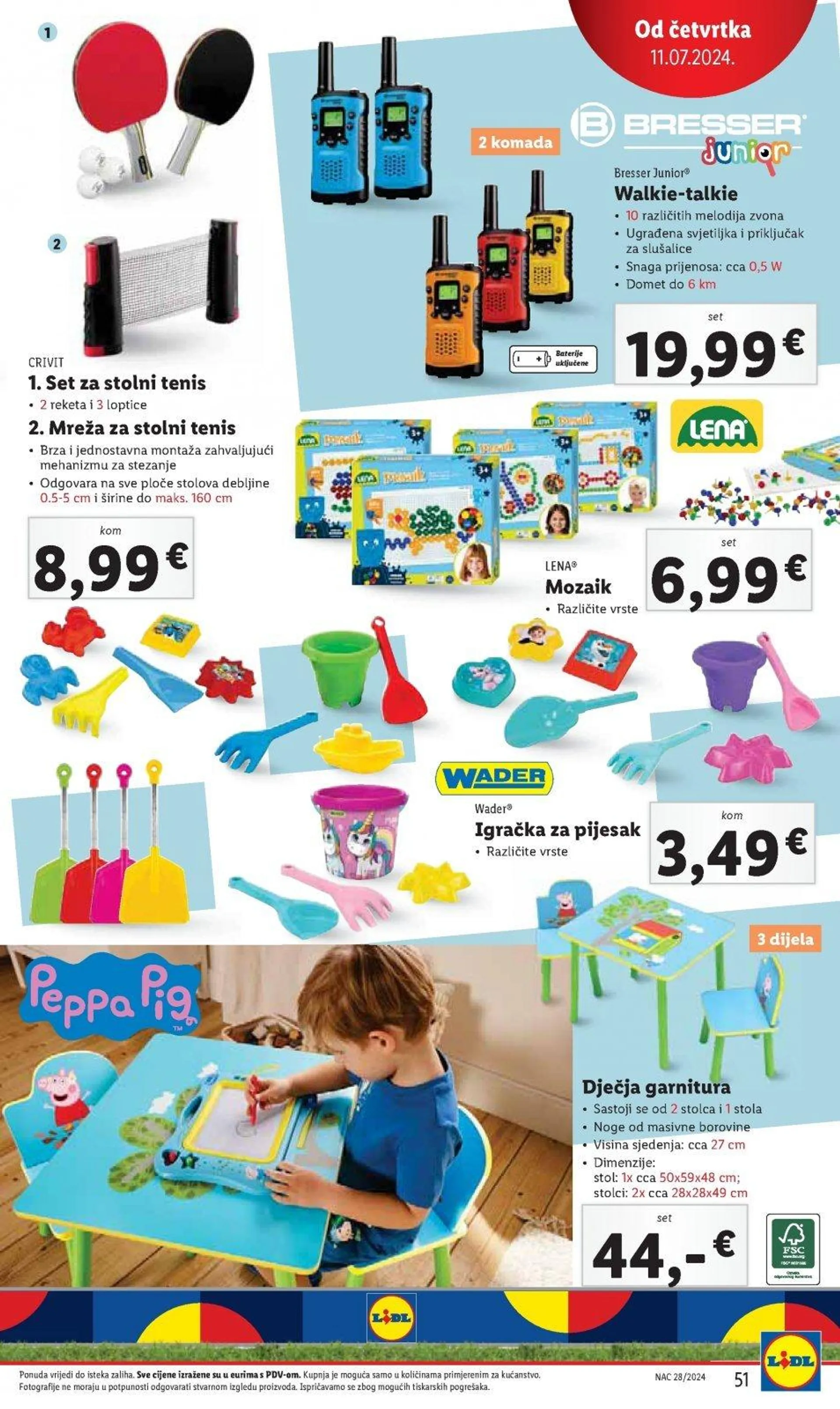 Katalog Lidl katalog do 14.07.2024 od 4. srpnja do 14. srpnja 2024. - Pregled Stranica 51