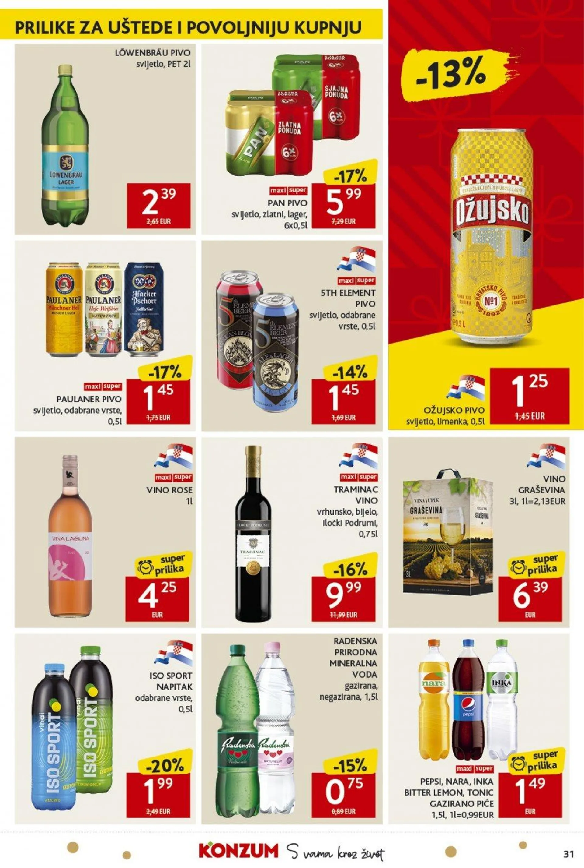 Katalog Konzum katalog do 04.12.2024 od 29. studenoga do 4. prosinca 2024. - Pregled Stranica 31