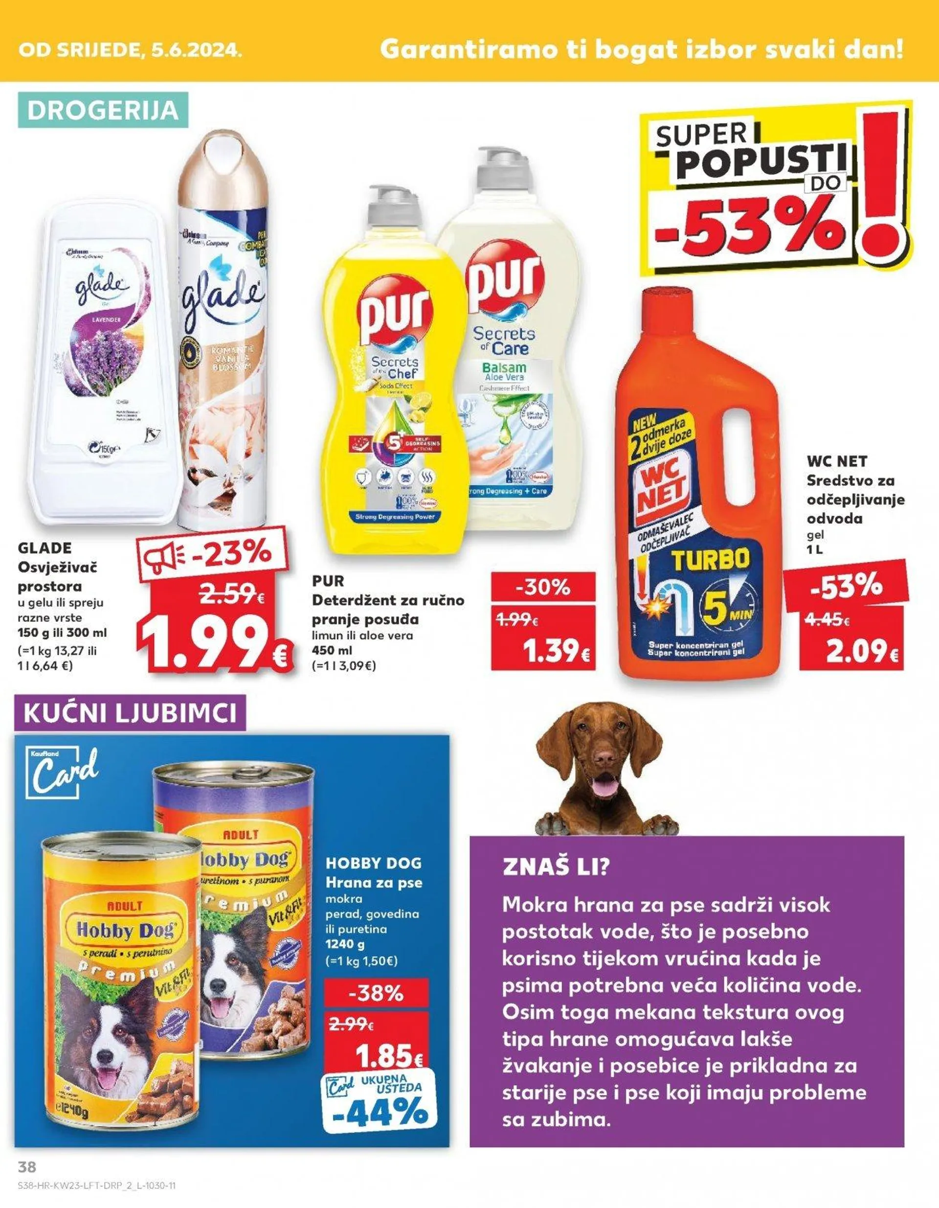 Katalog Kaufland katalog do 11.06.2024 od 5. lipnja do 11. lipnja 2024. - Pregled Stranica 38