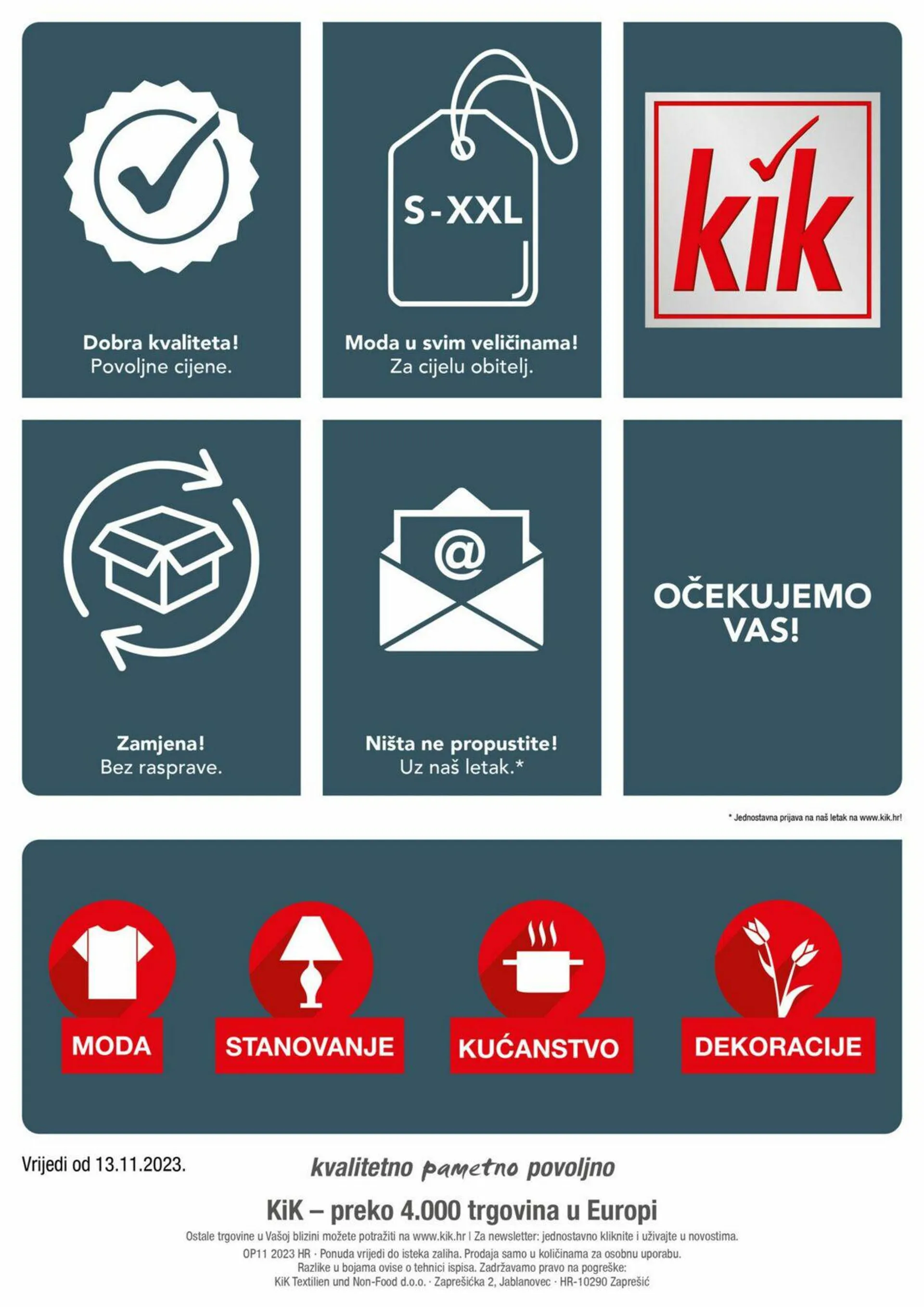 Katalog Kik - Black Friday 2023 od 13. studenoga do 3. prosinca 2023. - Pregled Stranica 24