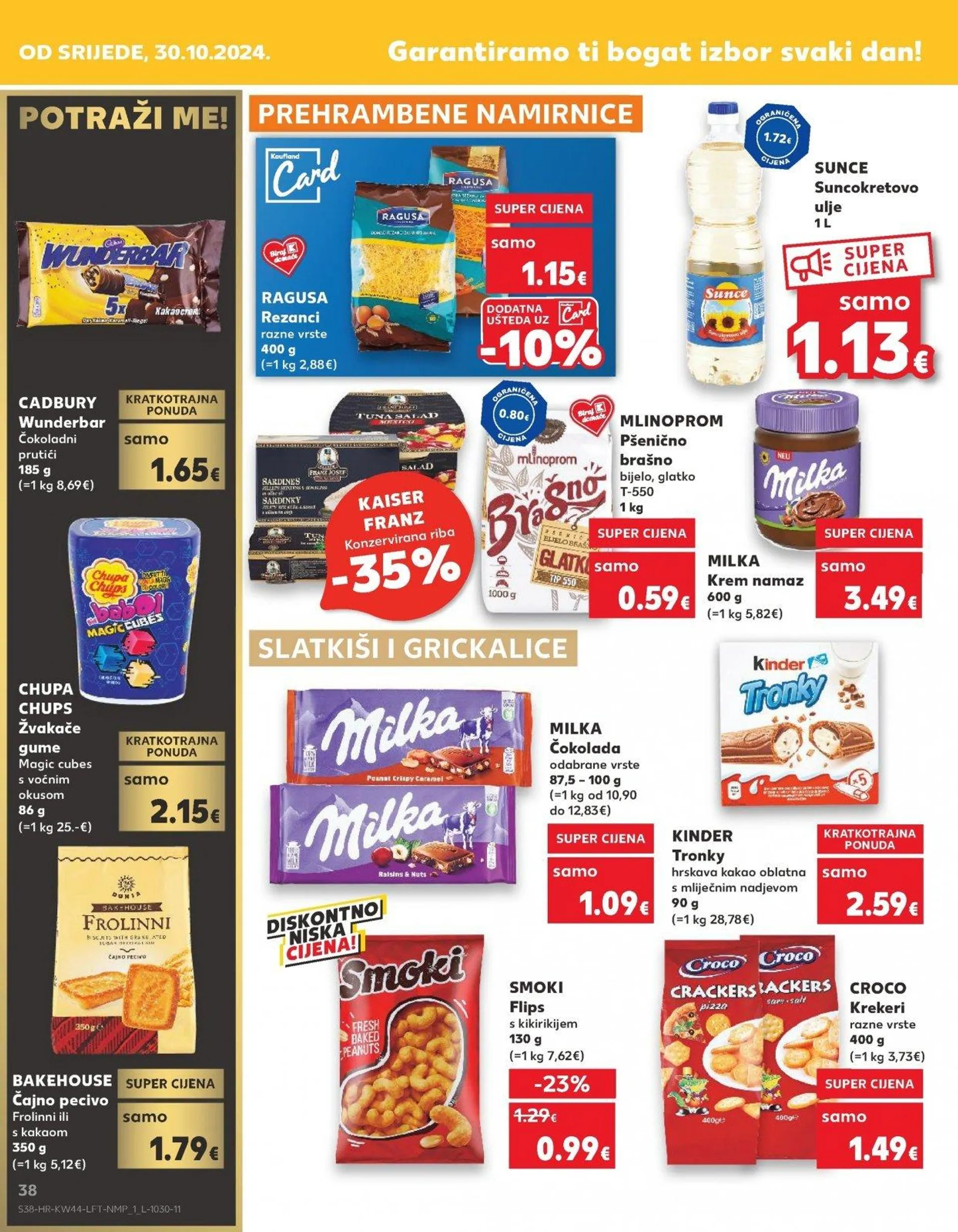 Katalog Kaufland katalog do 05.11.2024 od 30. listopada do 5. studenoga 2024. - Pregled Stranica 38