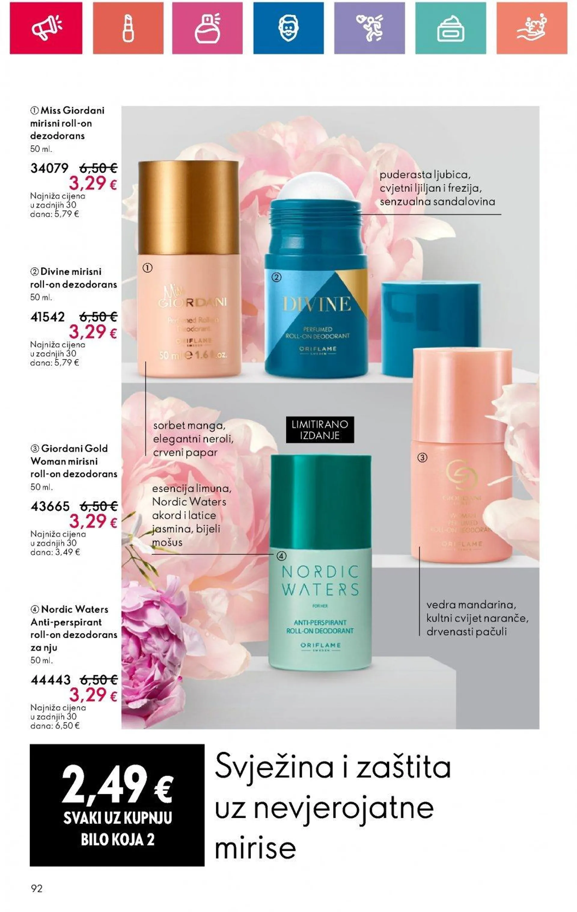 Katalog Oriflame katalog do 02.10.2024 od 12. rujna do 2. listopada 2024. - Pregled Stranica 92