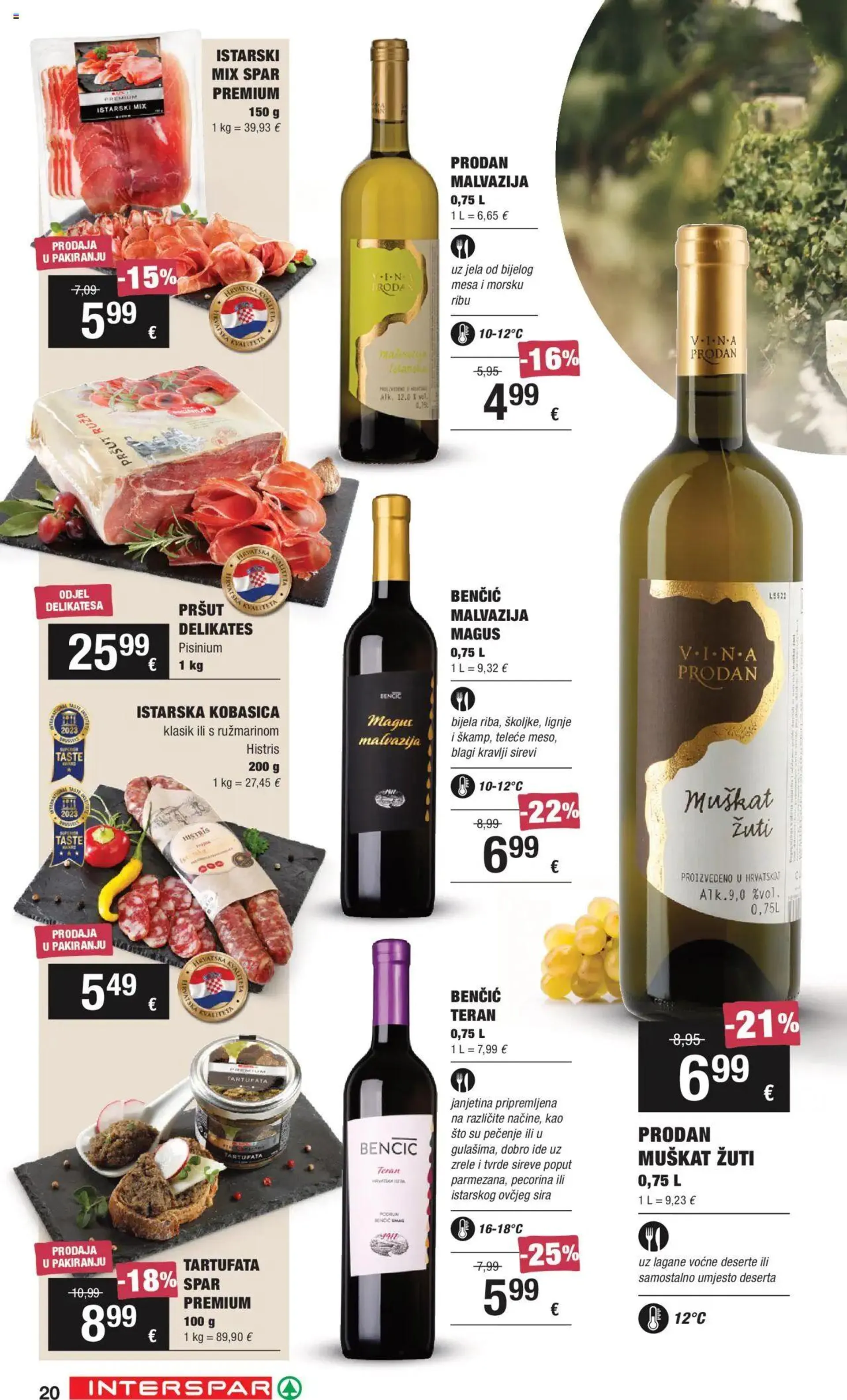 Katalog Katalog Vino Interspar od 19. rujna do 9. listopada 2024. - Pregled Stranica 20