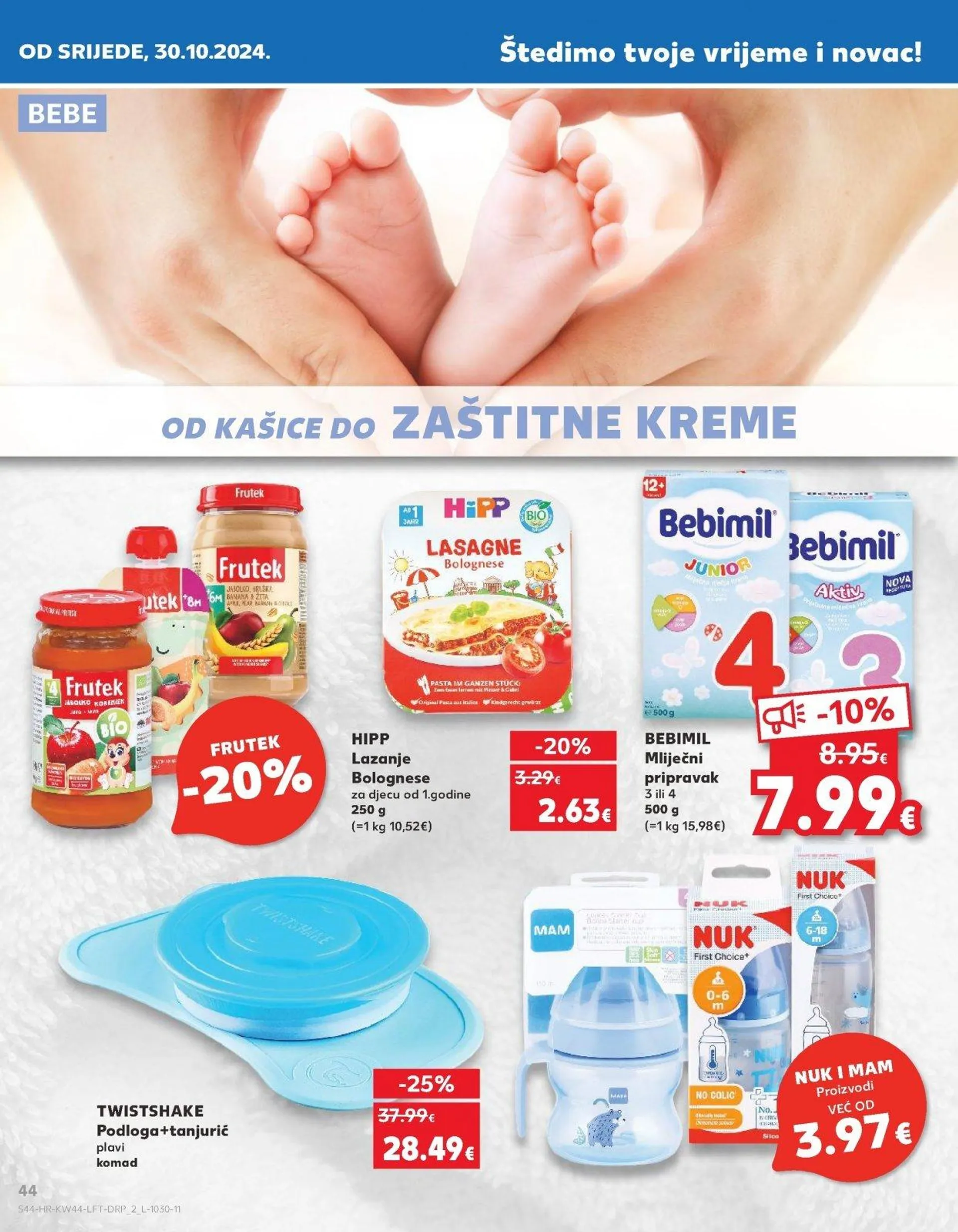 Katalog Kaufland katalog do 05.11.2024 od 30. listopada do 5. studenoga 2024. - Pregled Stranica 44