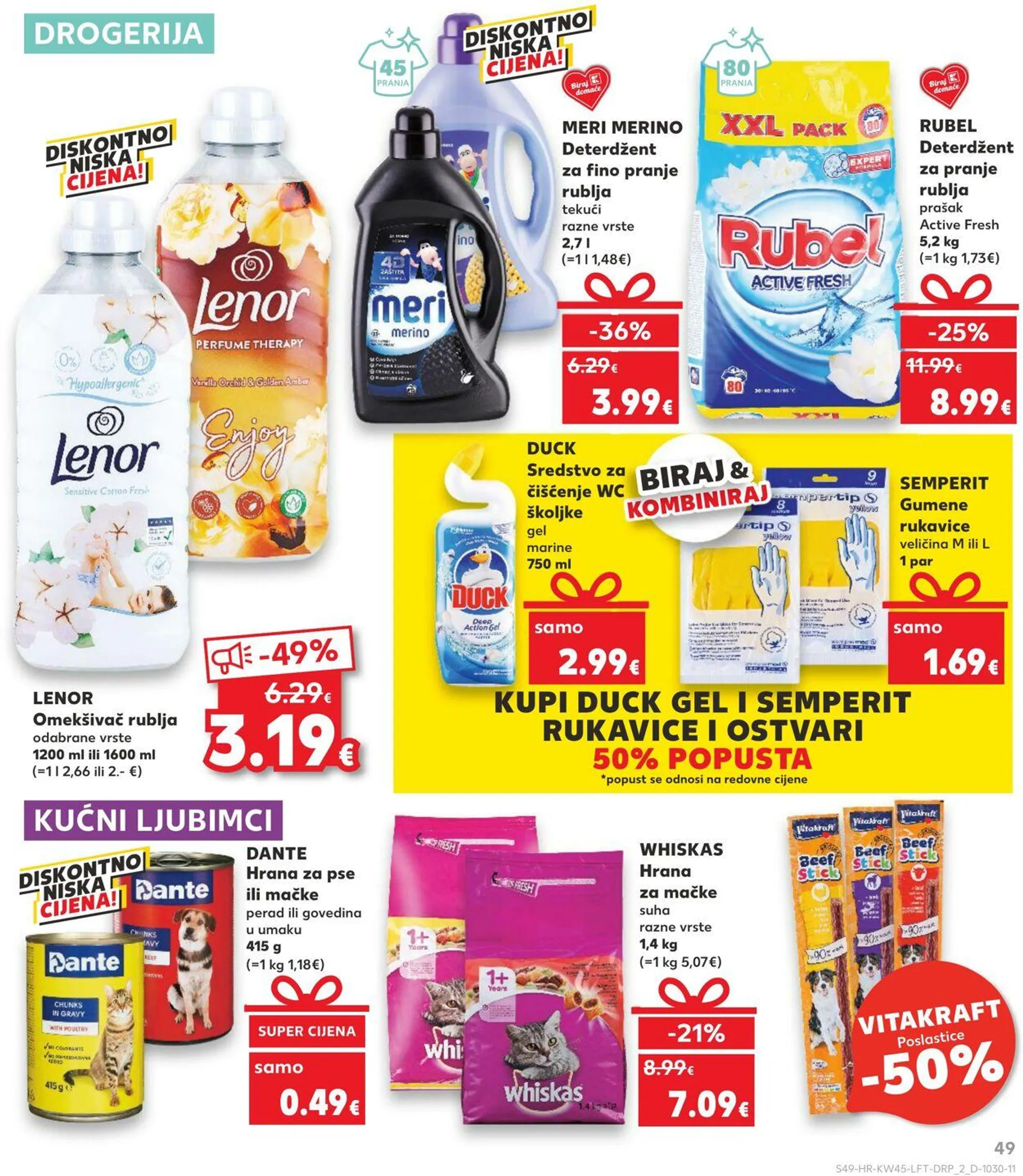 Katalog Kaufland od 6. studenoga do 12. studenoga 2024. - Pregled Stranica 49