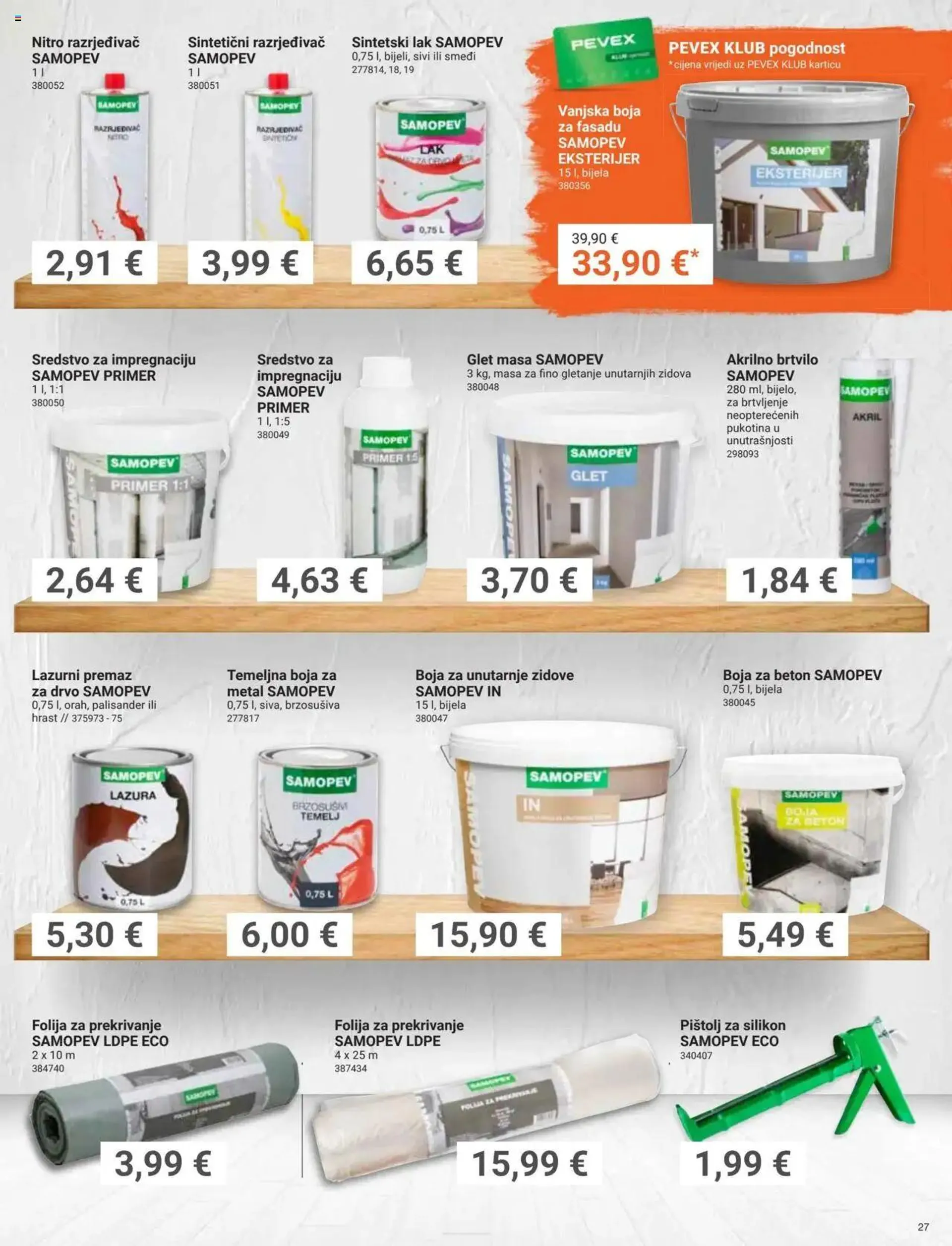 Katalog Katalog Pevex od 29. kolovoza do 23. rujna 2024. - Pregled Stranica 27