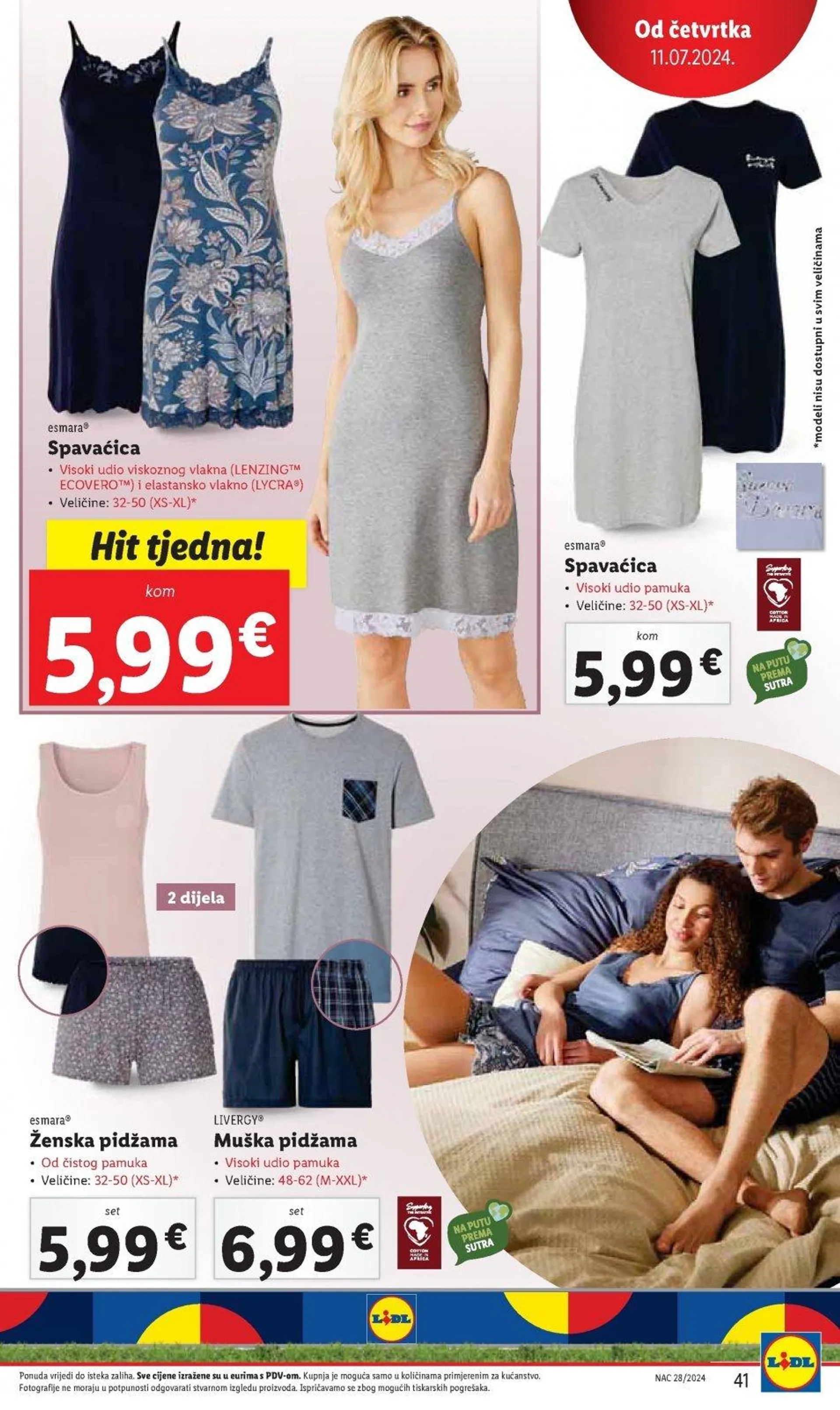 Katalog Lidl katalog do 14.07.2024 od 4. srpnja do 14. srpnja 2024. - Pregled Stranica 41