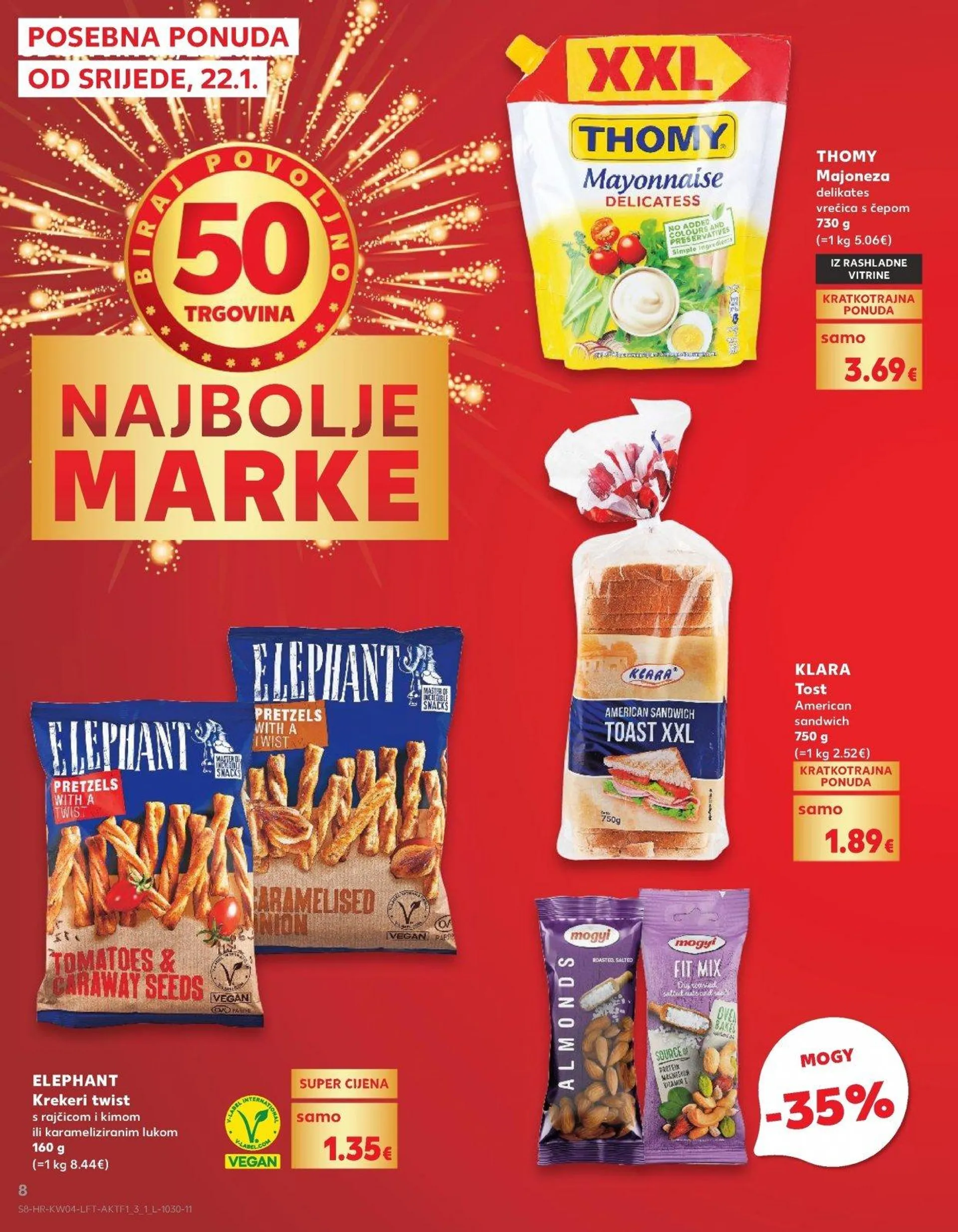 Katalog Kaufland katalog do 28.01.2025 od 22. siječnja do 28. siječnja 2025. - Pregled Stranica 8