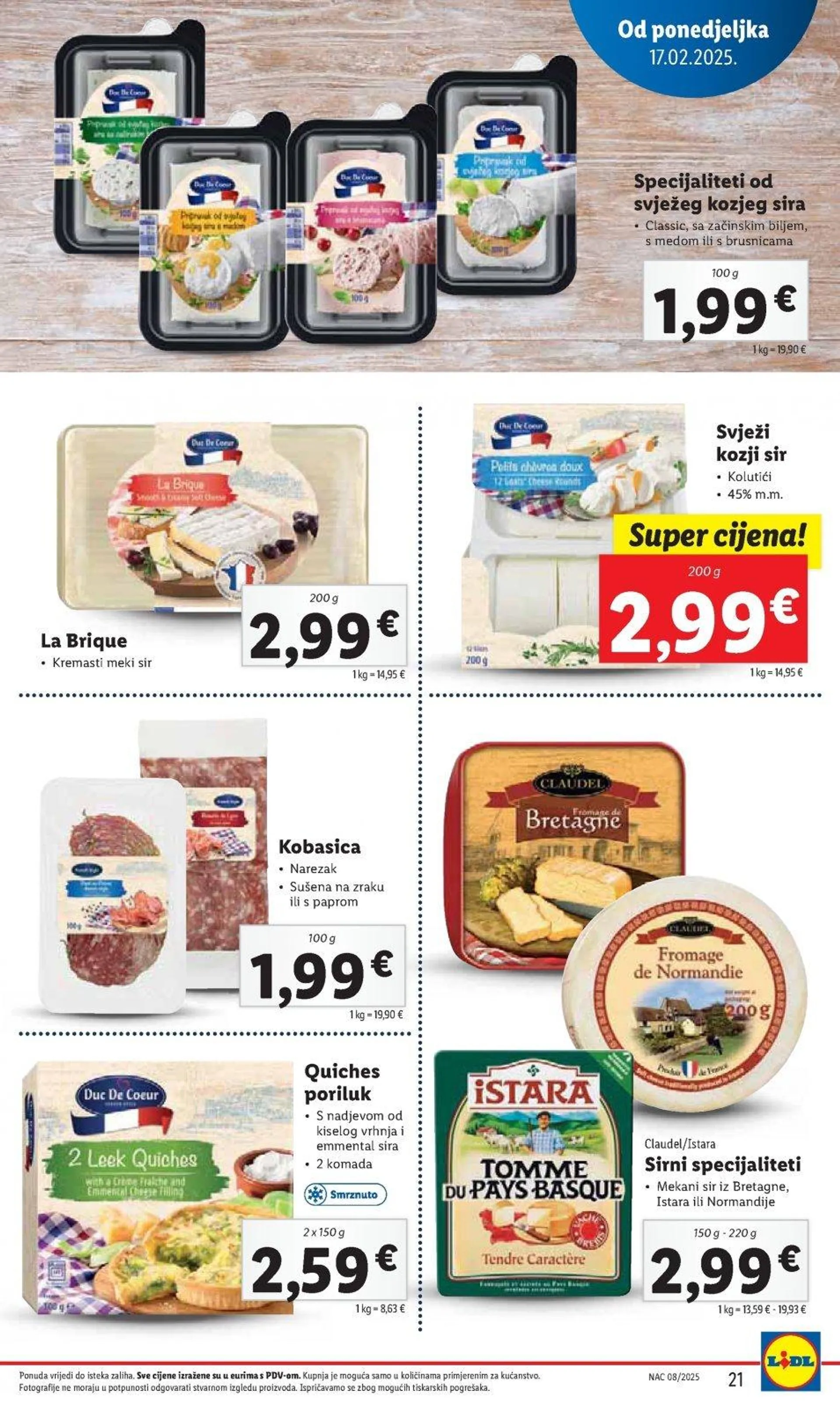 Katalog Lidl katalog do 23.02.2025 od 13. veljače do 23. veljače 2025. - Pregled Stranica 21