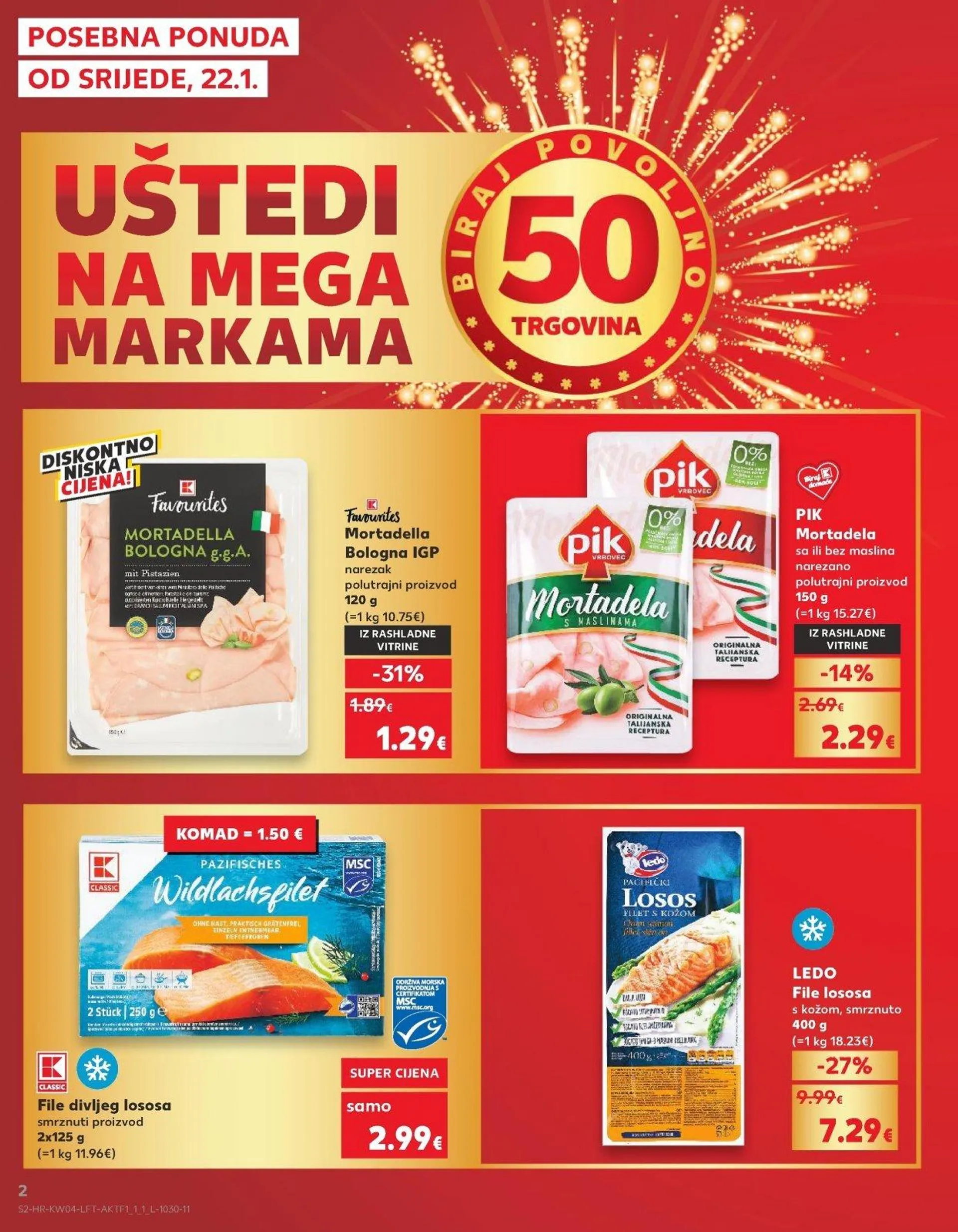 Katalog Kaufland katalog do 28.01.2025 od 22. siječnja do 28. siječnja 2025. - Pregled Stranica 2