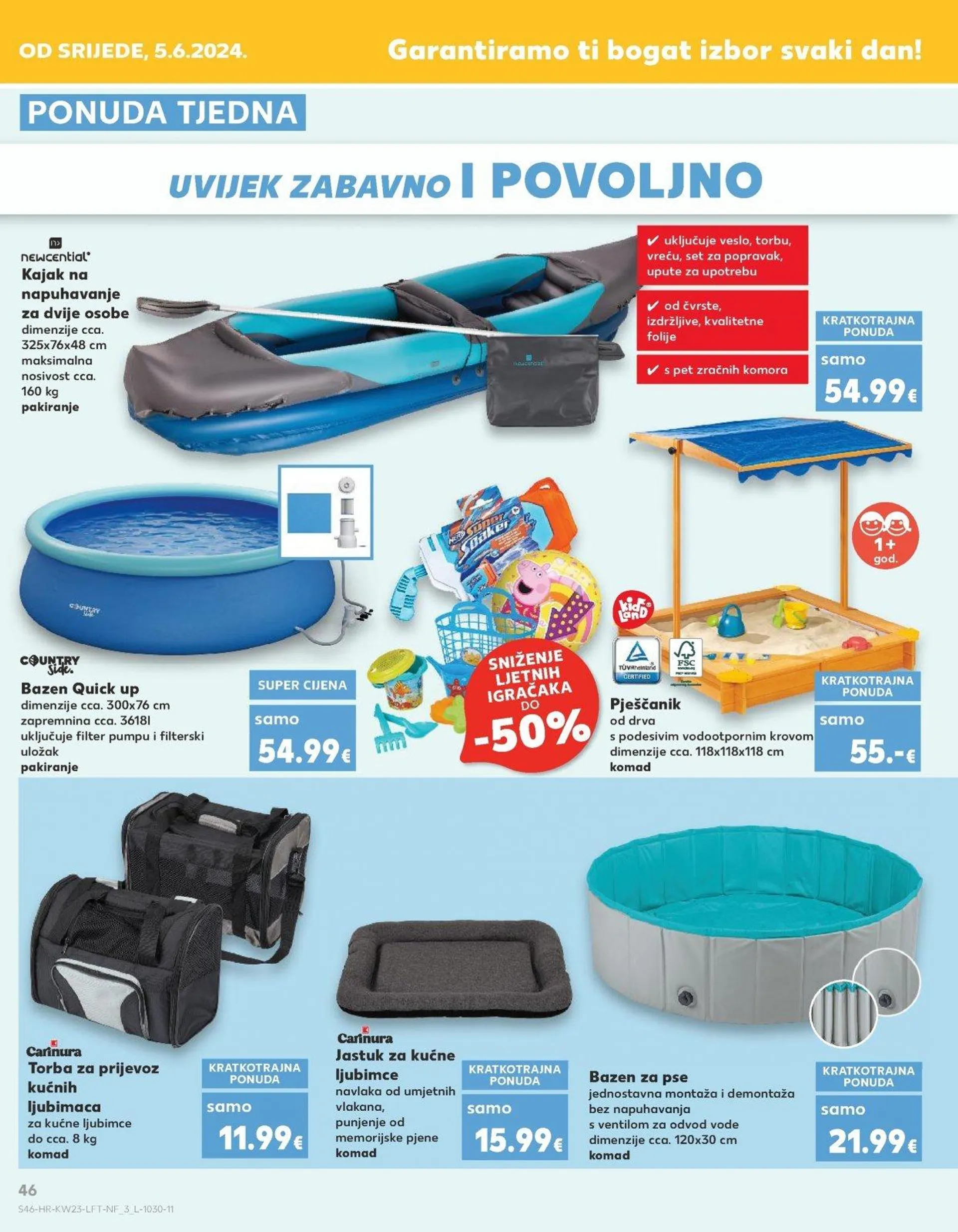 Katalog Kaufland katalog do 11.06.2024 od 5. lipnja do 11. lipnja 2024. - Pregled Stranica 46