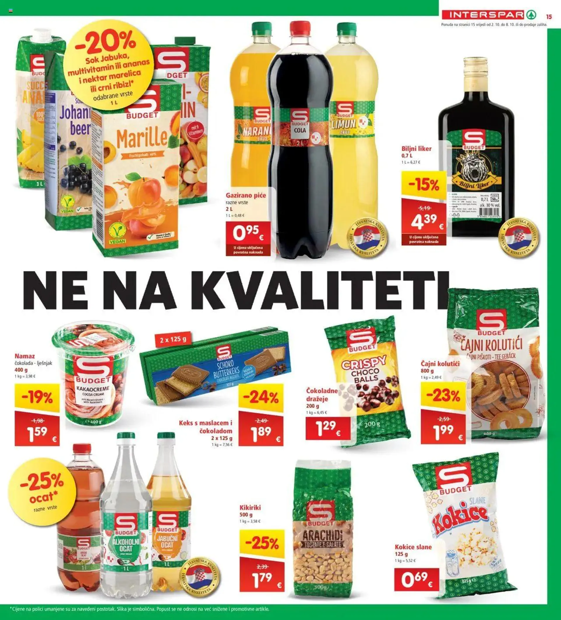 Katalog Katalog Interspar od 2. listopada do 8. listopada 2024. - Pregled Stranica 15