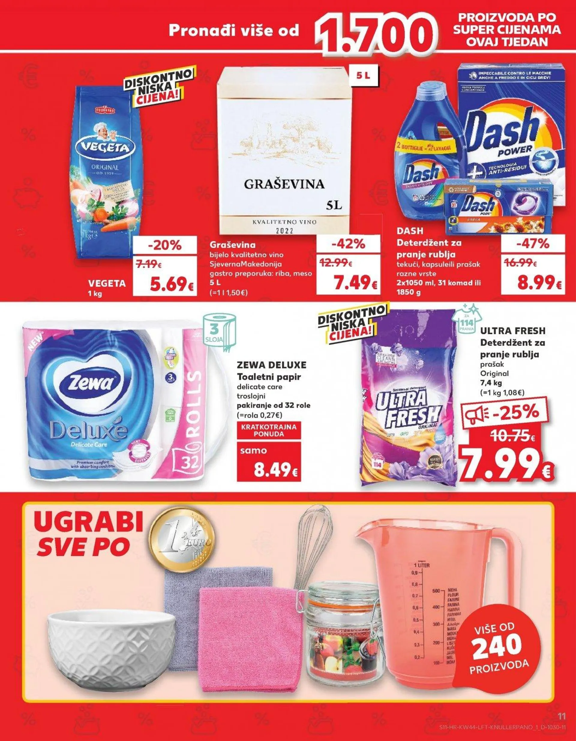 Katalog Kaufland katalog do 05.11.2024 od 30. listopada do 5. studenoga 2024. - Pregled Stranica 11