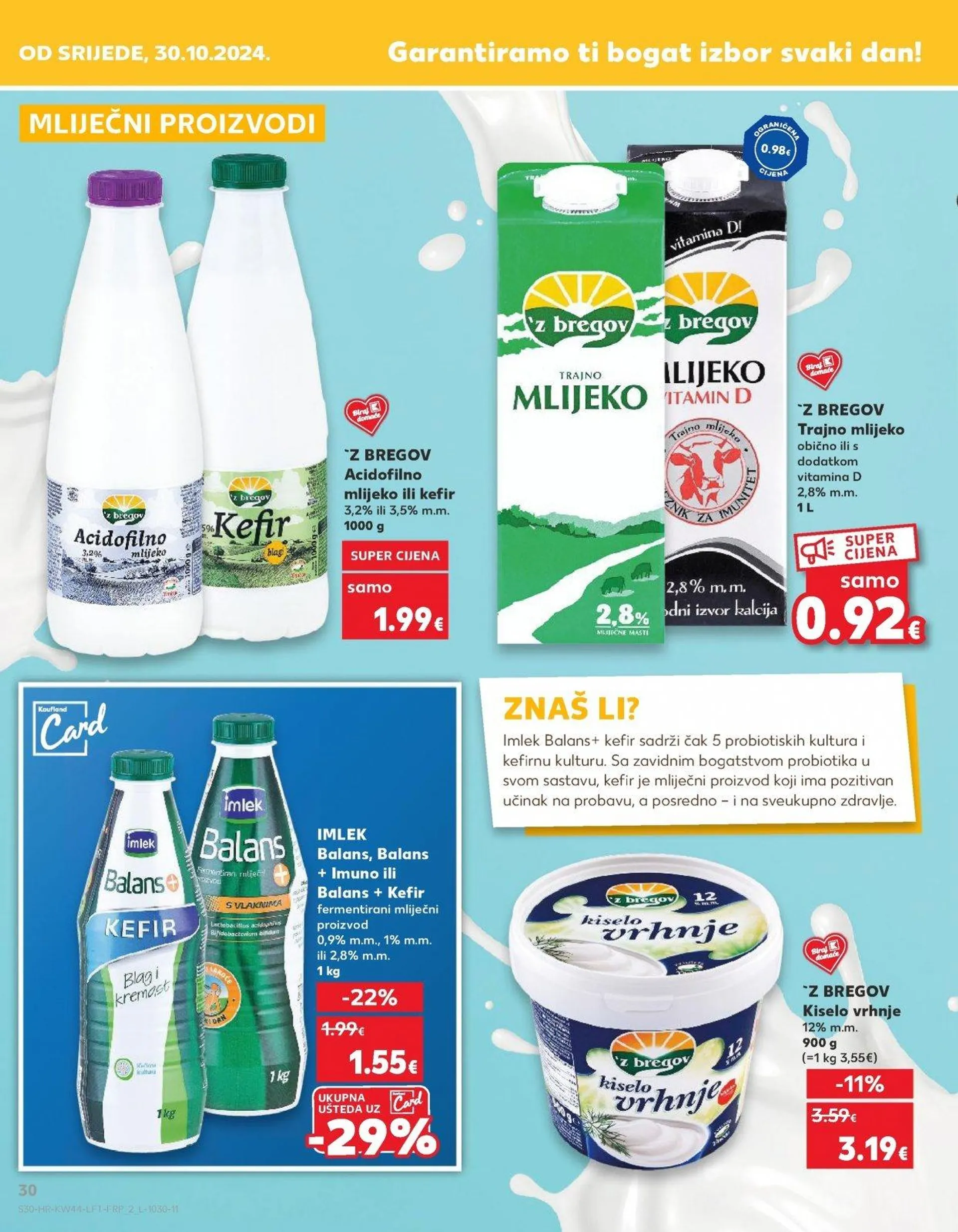 Katalog Kaufland katalog do 05.11.2024 od 30. listopada do 5. studenoga 2024. - Pregled Stranica 30