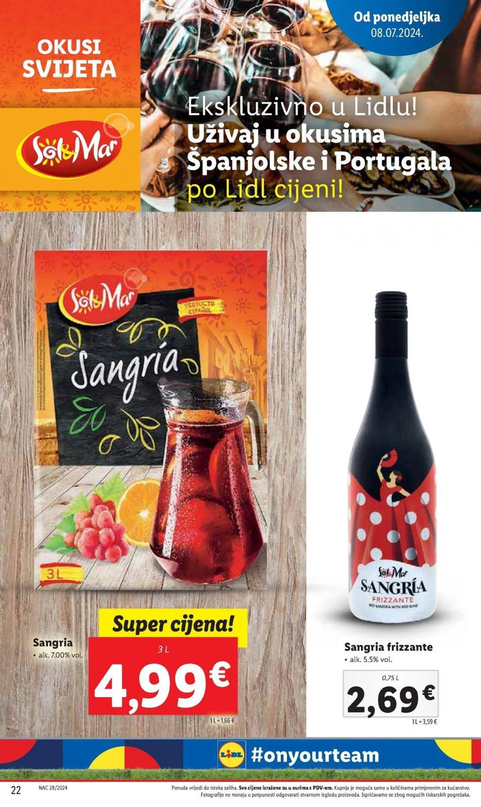 Katalog Lidl katalog do 14.07.2024 od 4. srpnja do 14. srpnja 2024. - Pregled Stranica 22