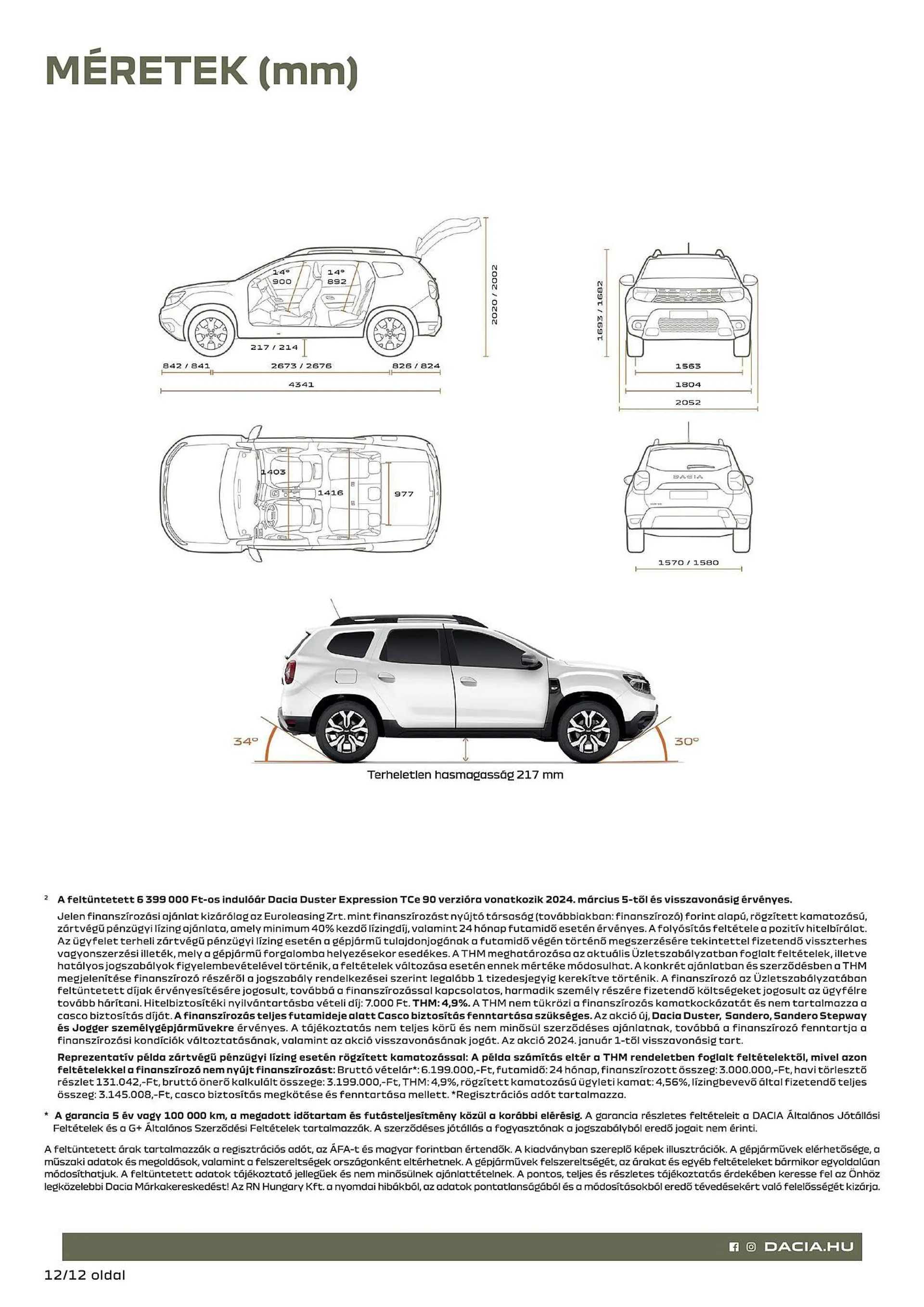 Dacia Duster akciós újság - március 8. június 30. 2024. - Page 12