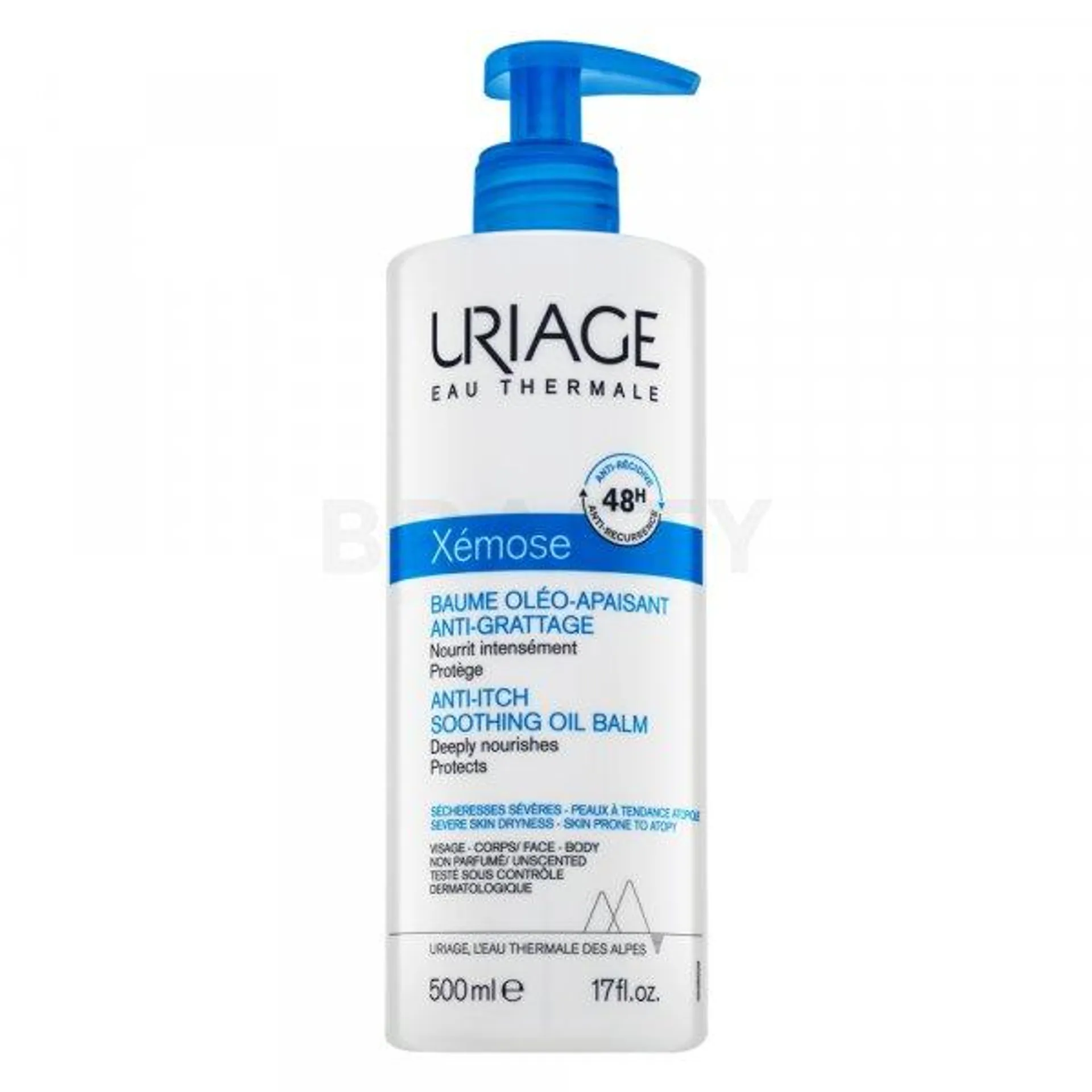 Uriage Xémose Anti-Itch Soothing Oil Balm nyugtató emulzió száraz atópiás bőrre 500 ml