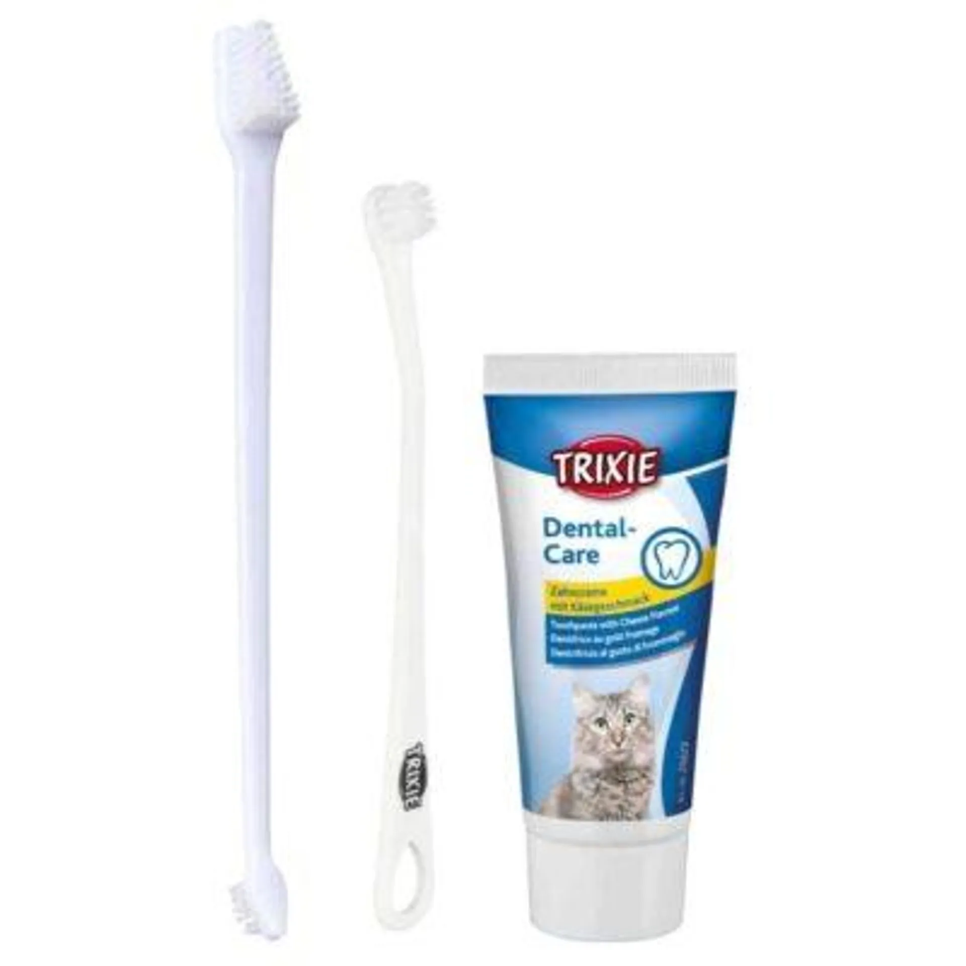 Trixie Dental Hygiene Set – fogkefe és fogkrém szett macskák részére