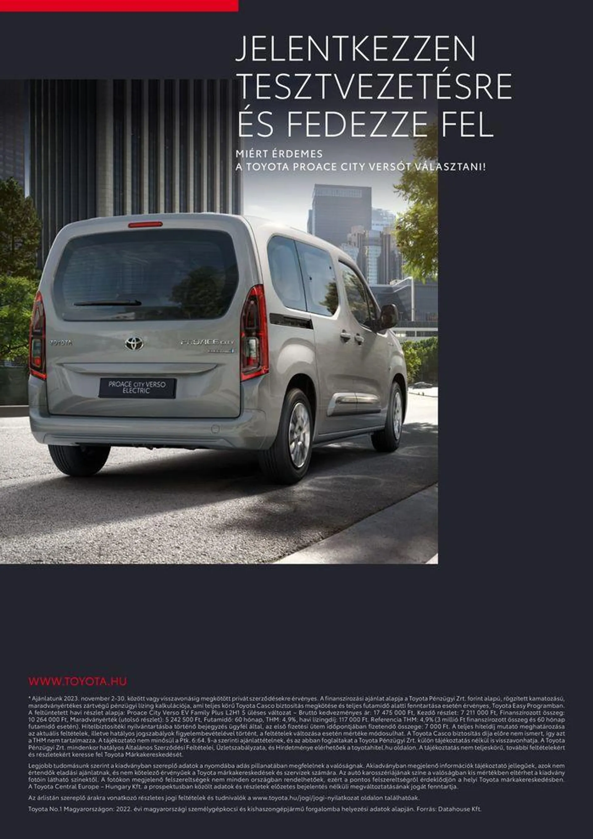 Katalógus Toyota Proace City Verso EV_ november 17.-tól november 17.-ig 2024. - Oldal 9