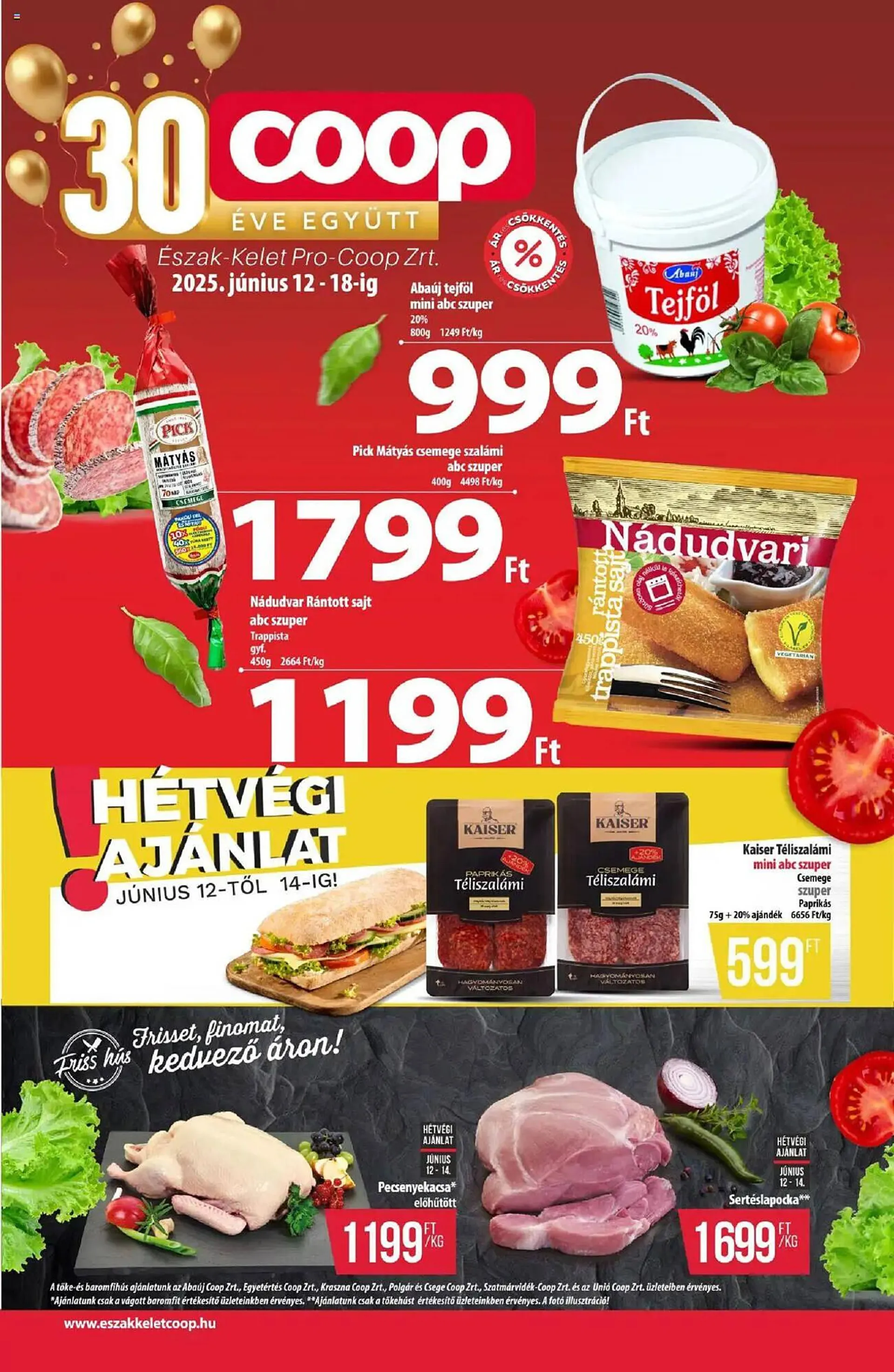 Katalógus Coop akciós újság június 12.-tól június 18.-ig 2025. - Oldal 1