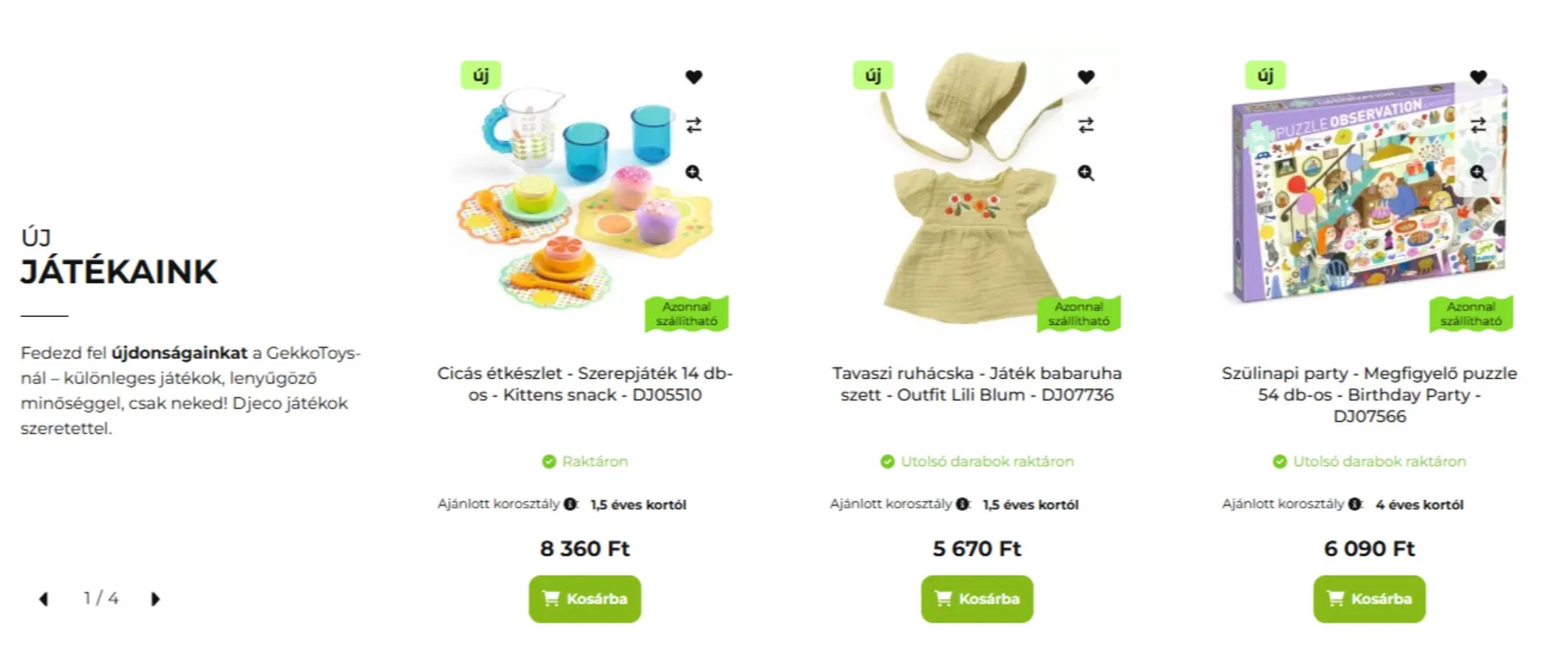 GekkoToys akciós újság - 1