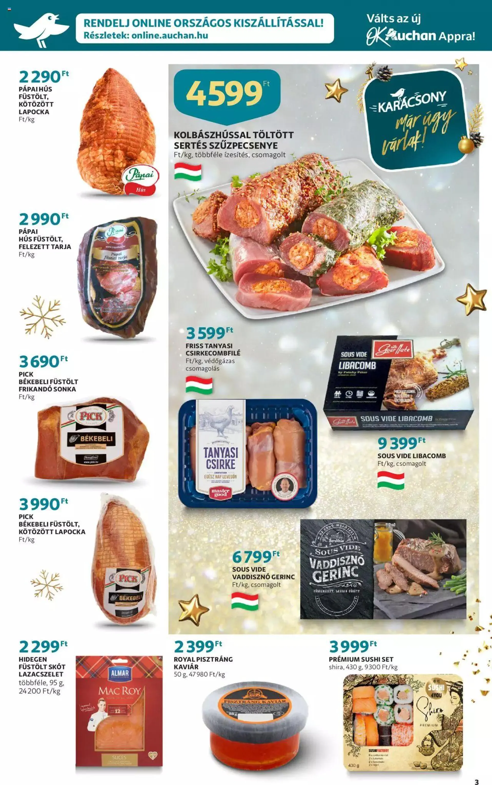 Auchan - Karácsonyi katalógus / Szupermarket - 2