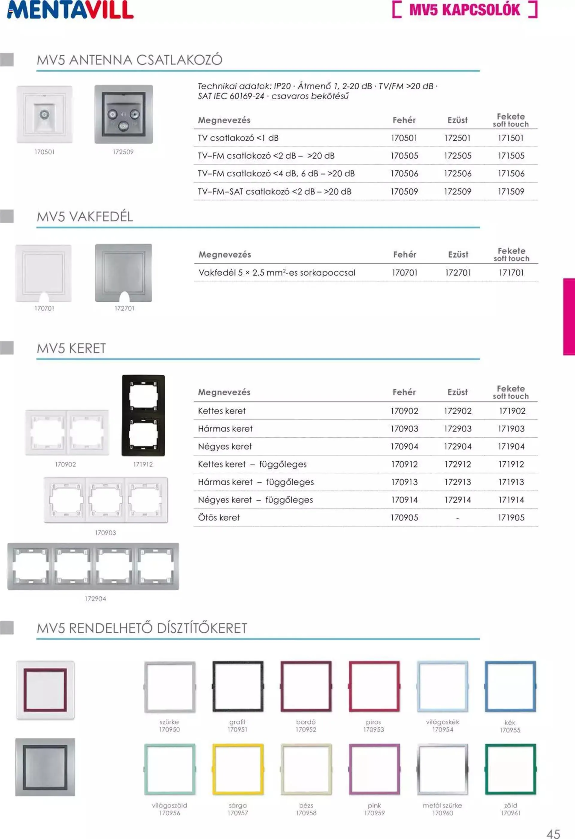 Mentavill - Termékkatalógus 2022-2023 - 46