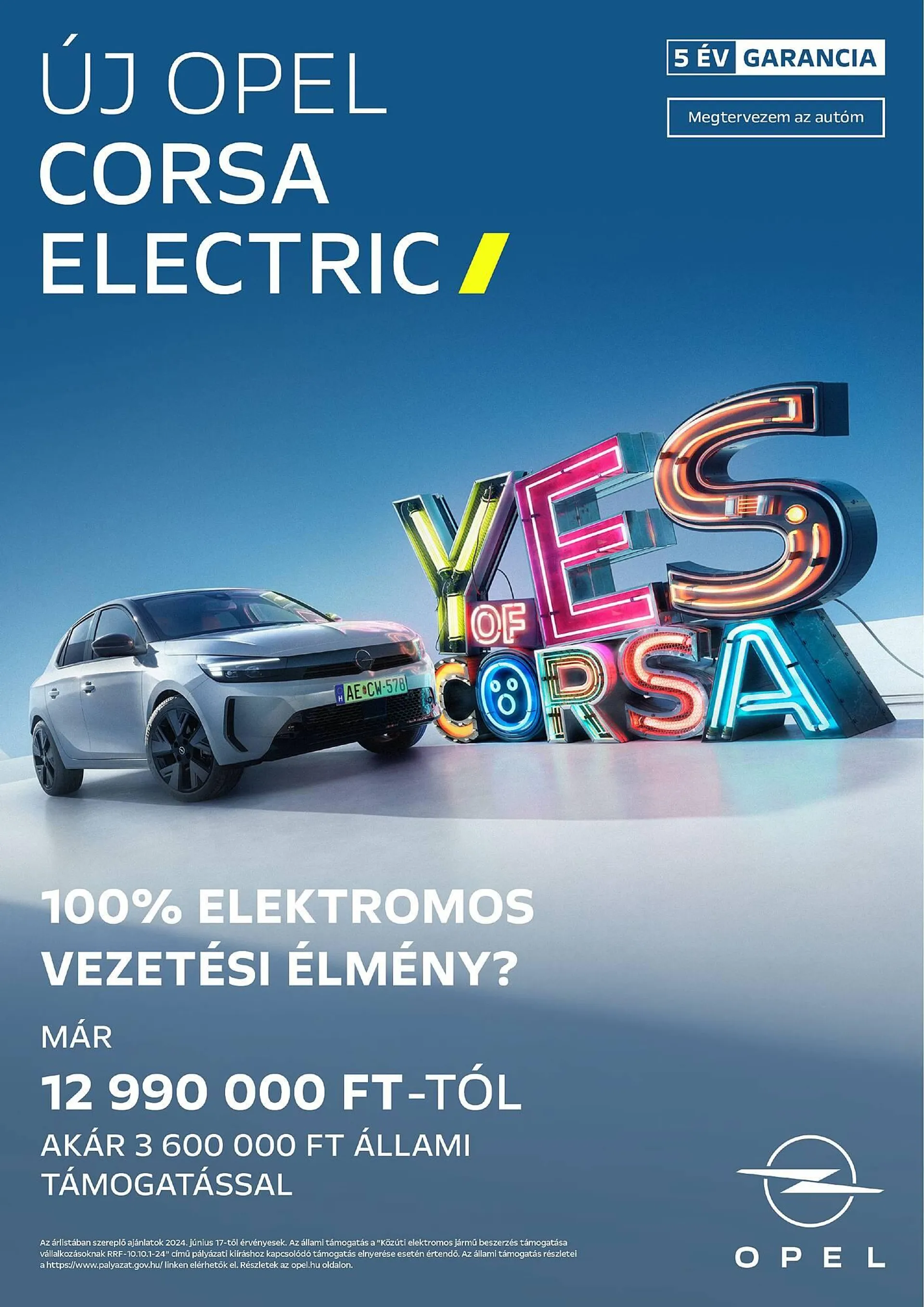 Opel Corsa Electric akciós újság - 1