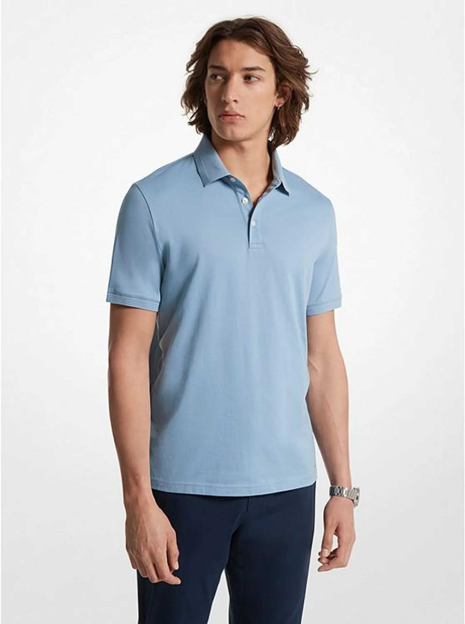 Stretch Pima Cotton Polo